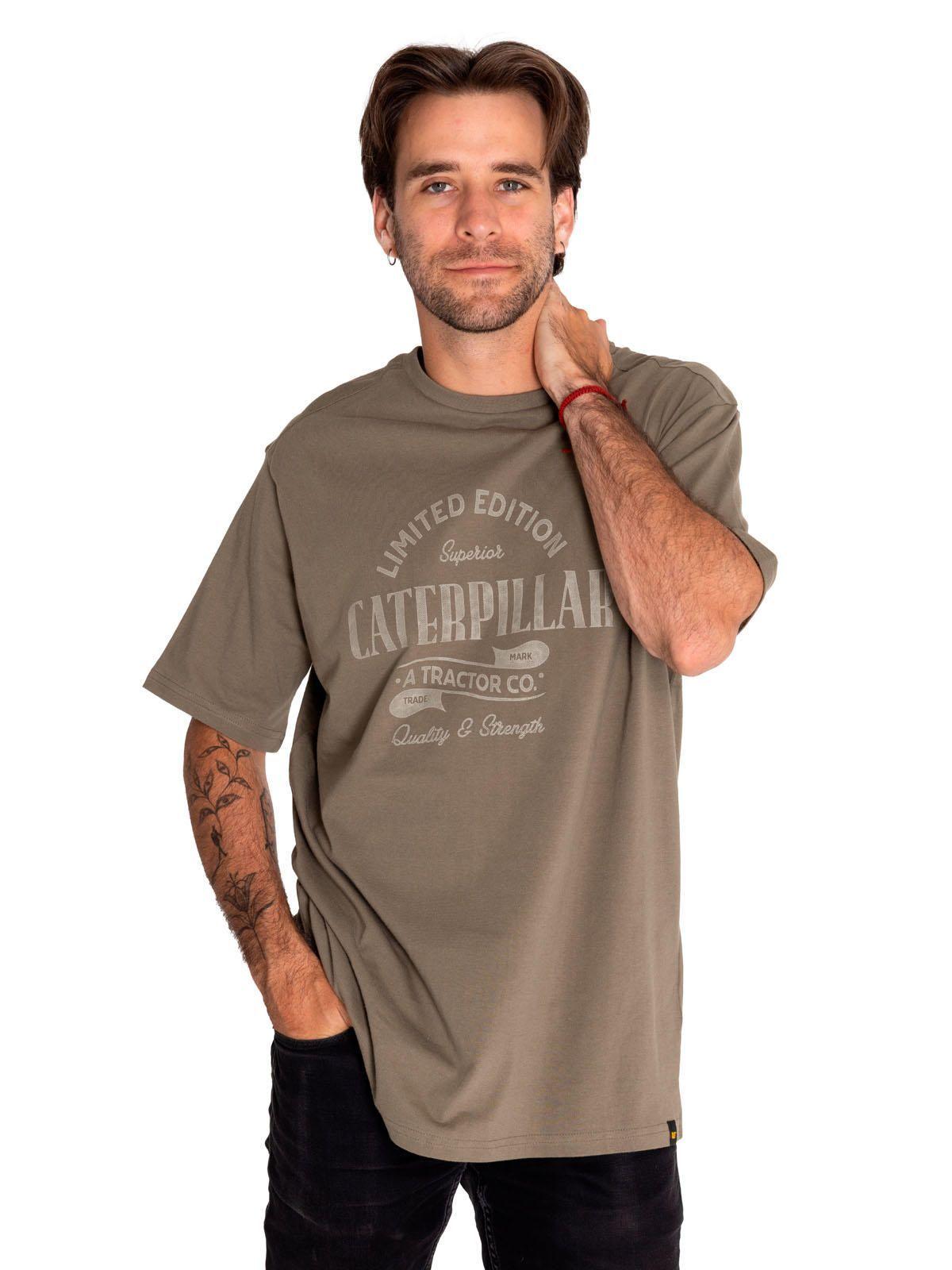 Polera Manga Corta Hombre Historic Graphic Verde-1