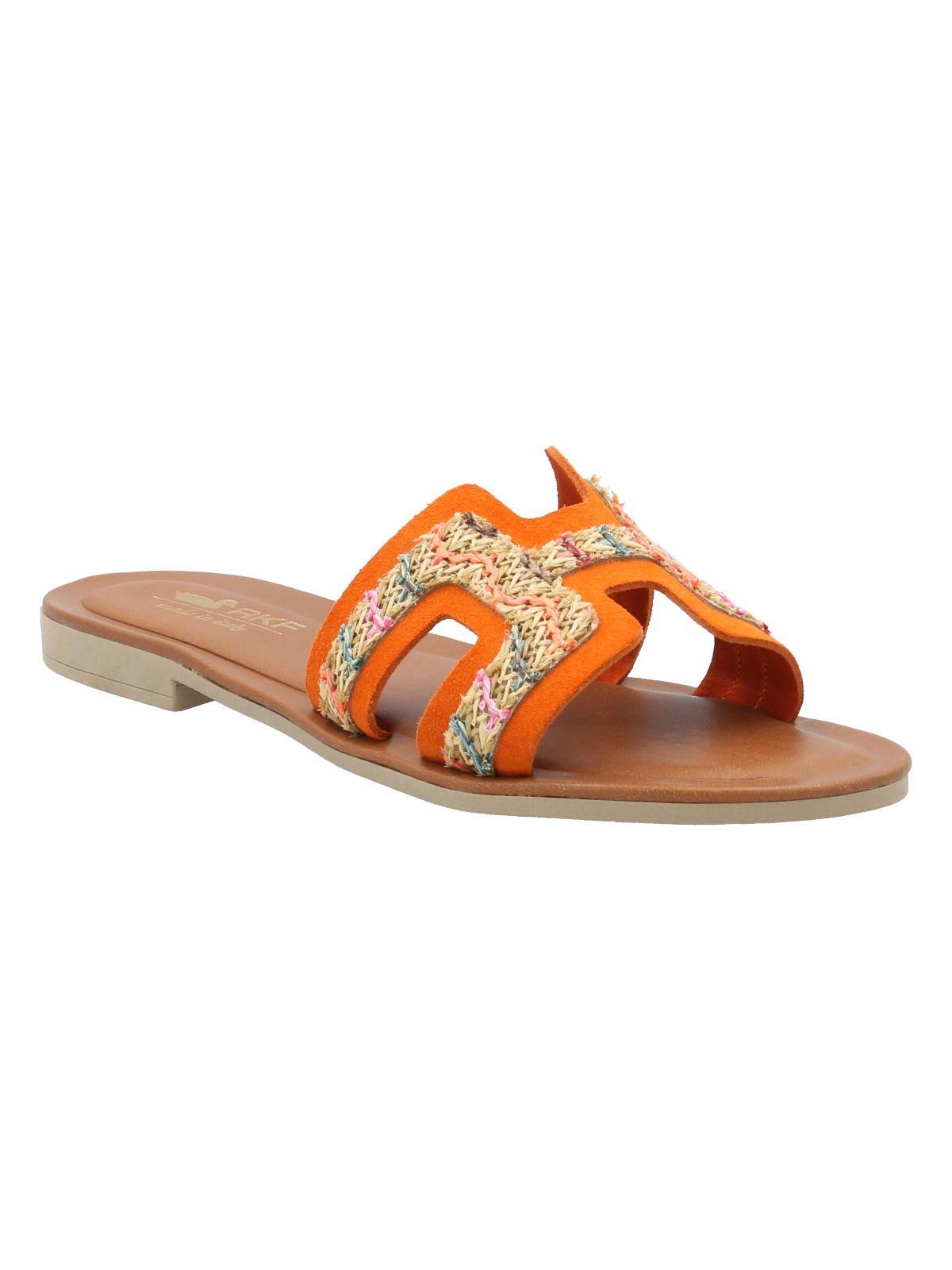 Sandalia Cuero Mujer Eleboro Multicolor -1