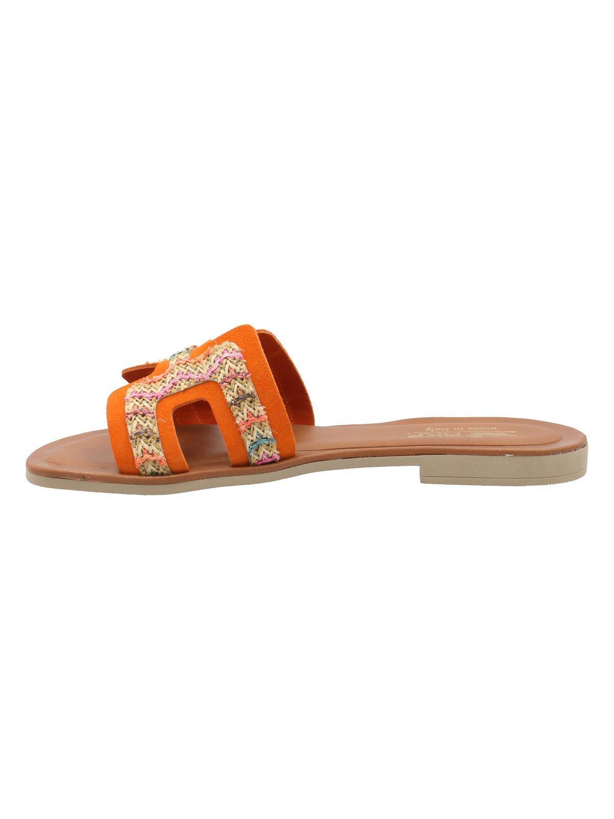 Sandalia Cuero Mujer Eleboro Multicolor -4