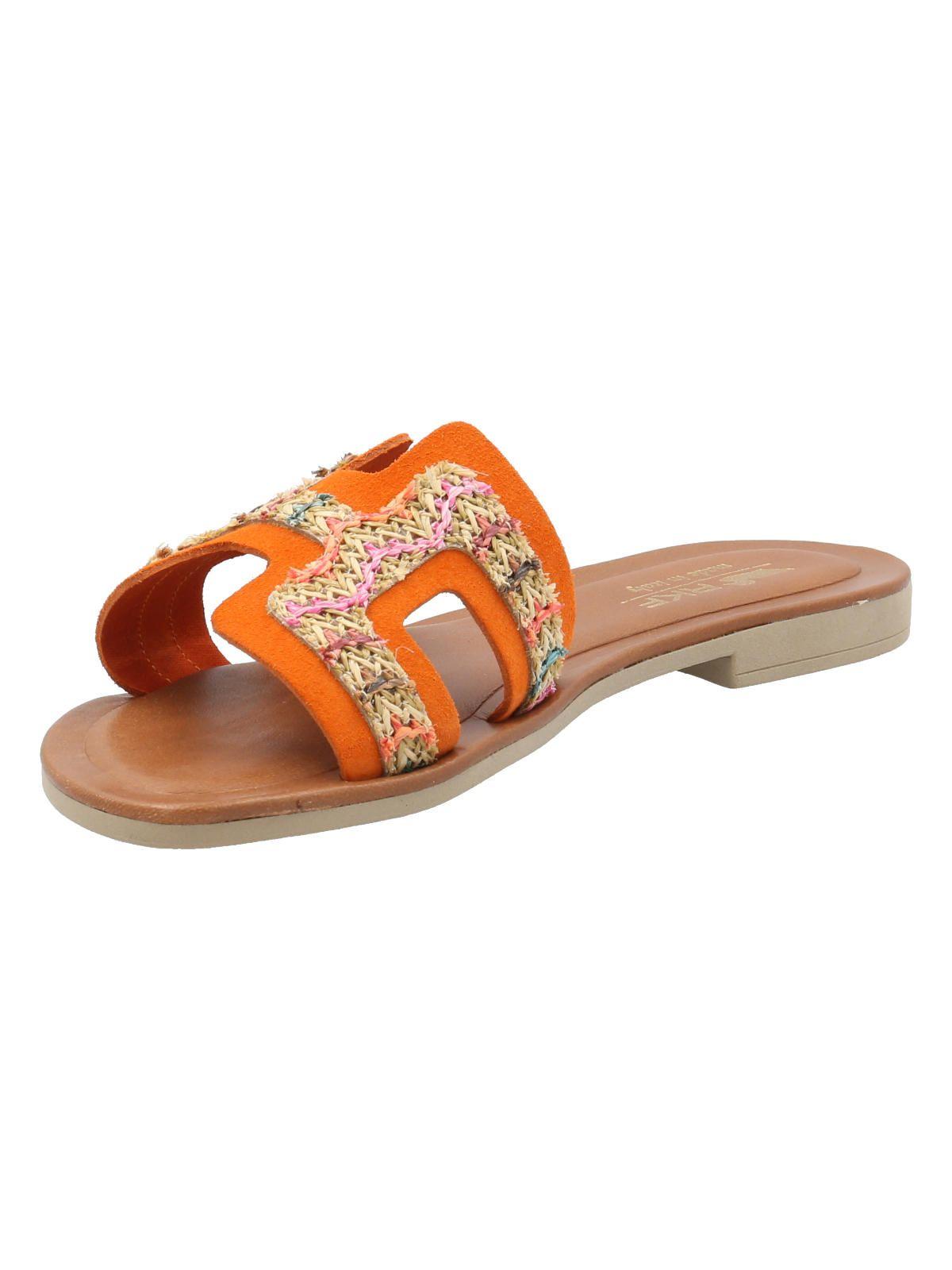 Sandalia Cuero Mujer Eleboro Multicolor -3