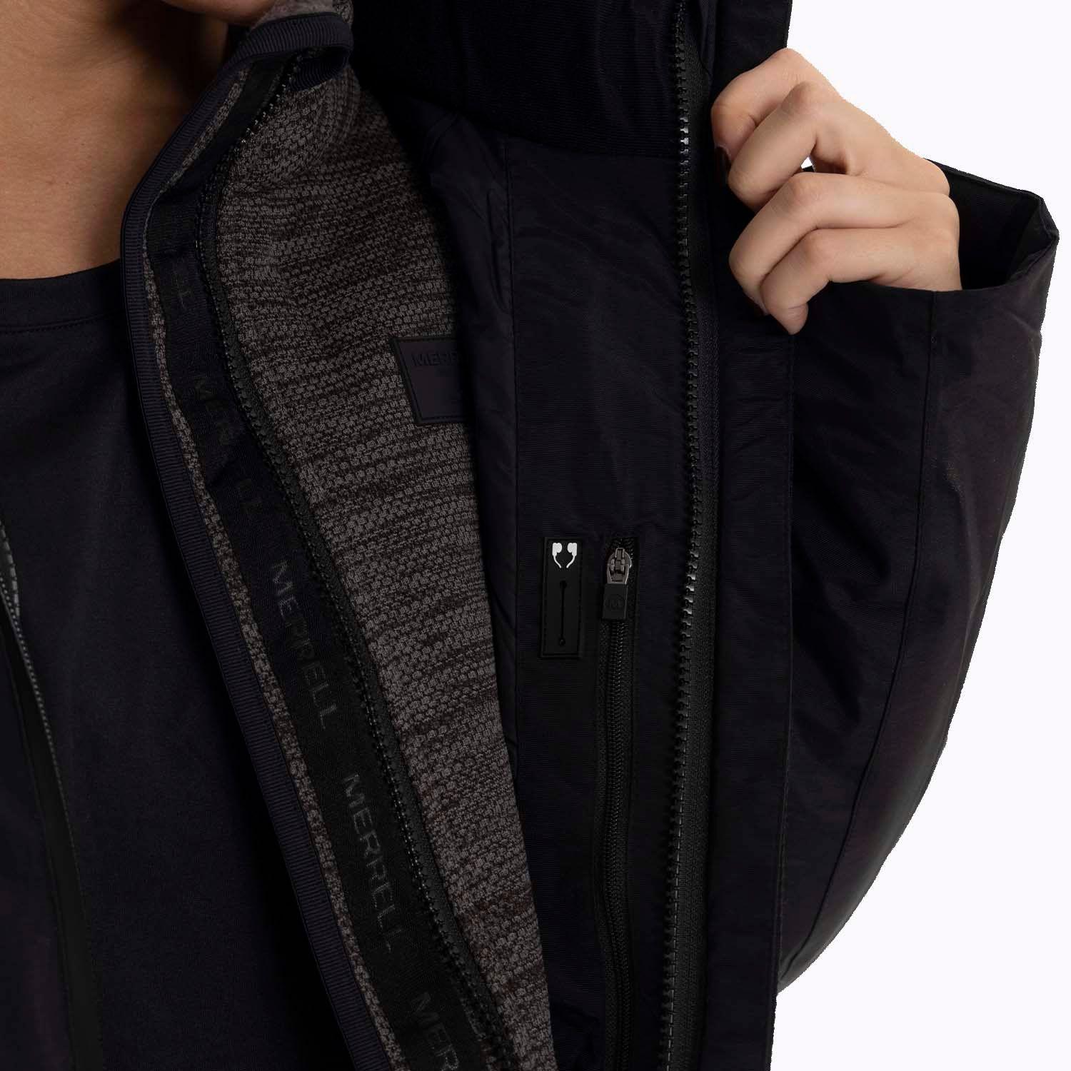 Parka Mujer Pecos 3 In 1 Negro Merrell-5