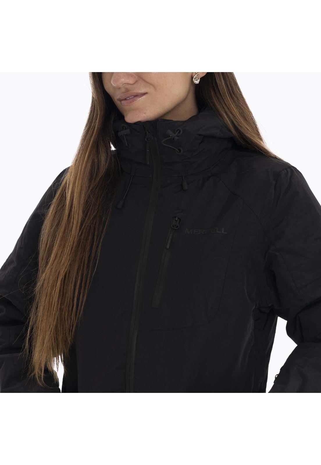 Parka Mujer Pecos 3 In 1 Negro Merrell-2