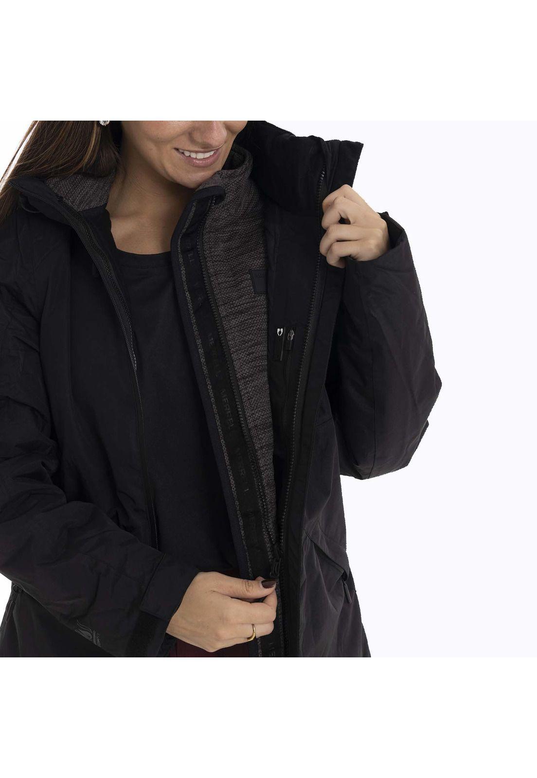 Parka Mujer Pecos 3 In 1 Negro Merrell-4