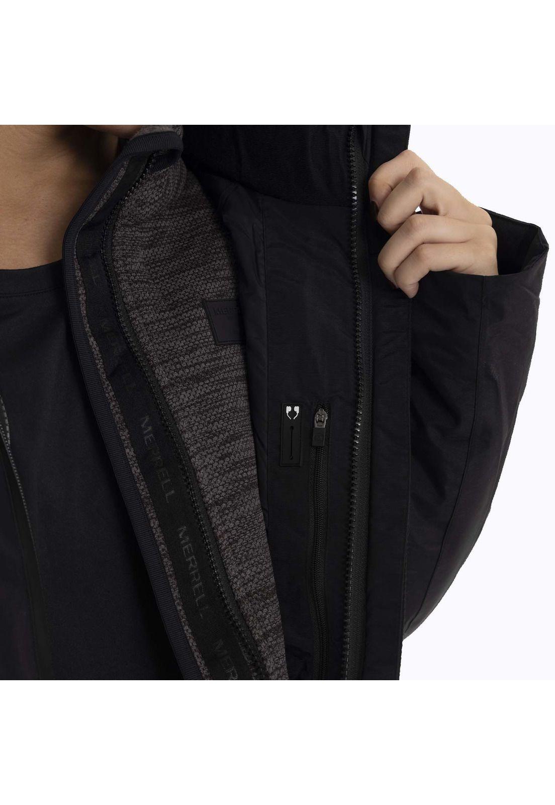 Parka Mujer Pecos 3 In 1 Negro Merrell-5