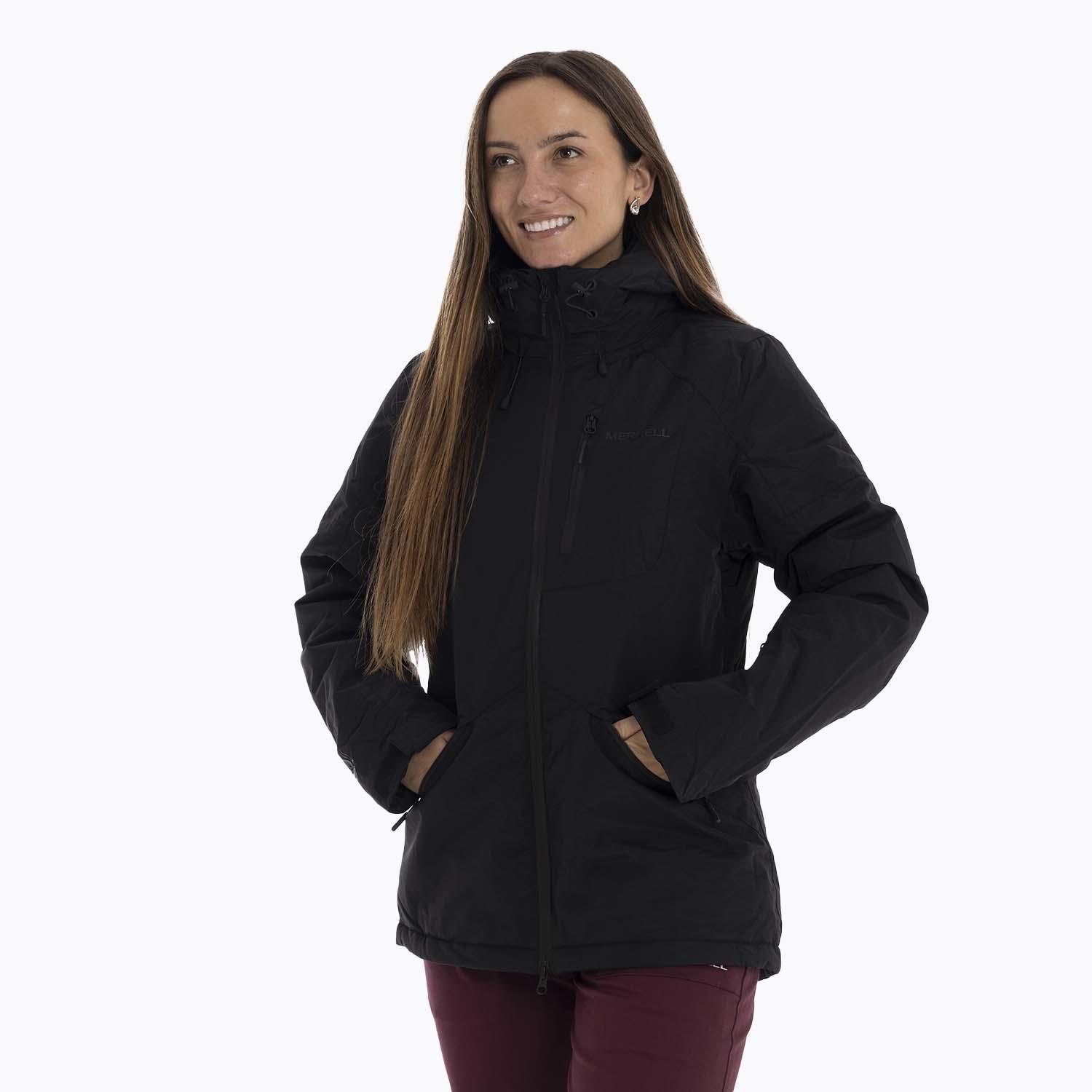 Parka Mujer Pecos 3 In 1 Negro Merrell-0