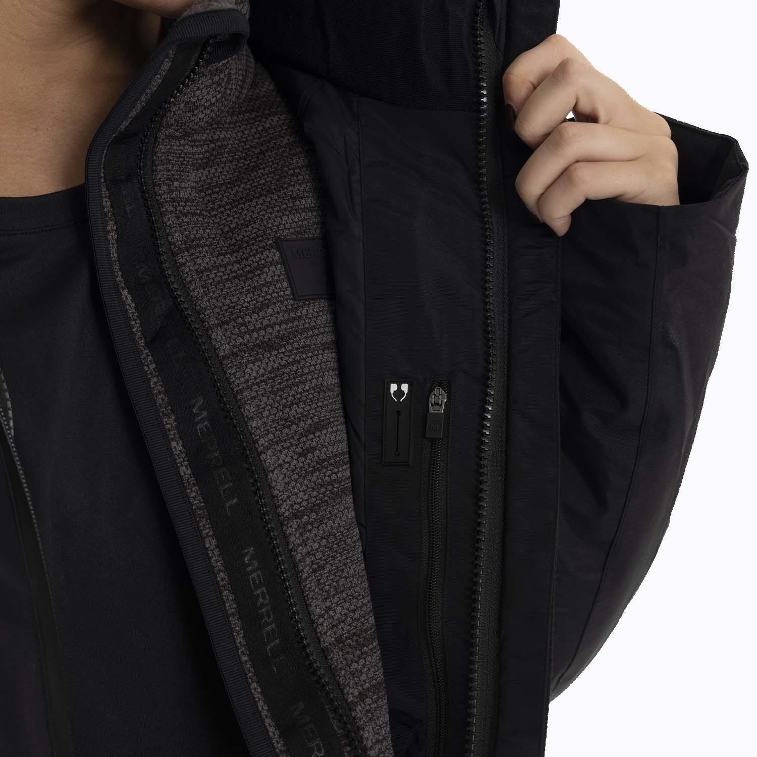 Parka Mujer Pecos 3 In 1 Negro Merrell-5