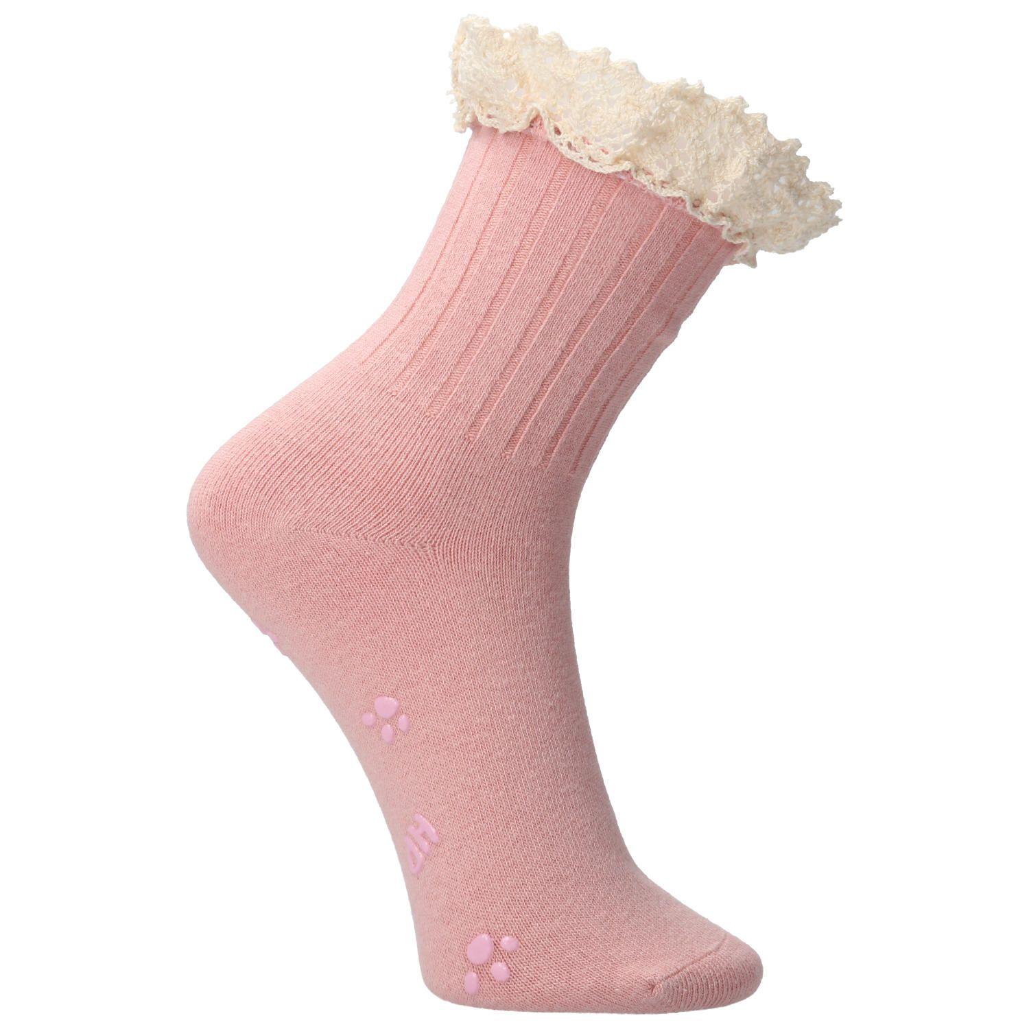 Calcetín Casual Ak Lady Rosado Niña-0