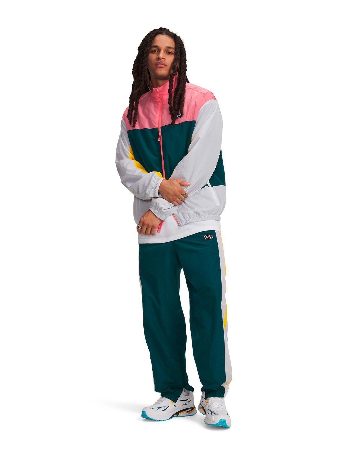 Jogger UA Icon Woven Track Verde Hombre-3