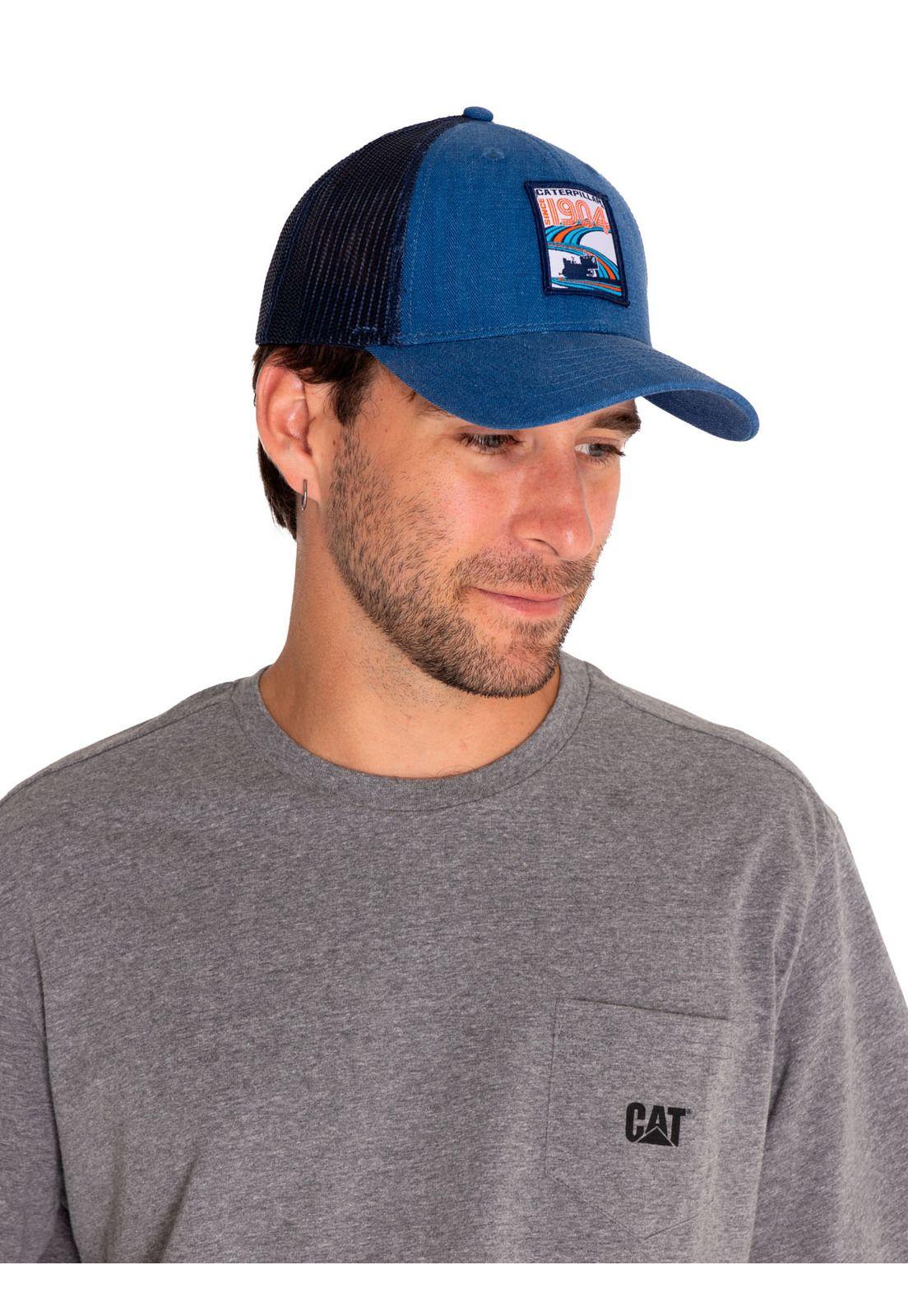 Jockey Casual Hombre Caterpillar 1904 Trucker Azul-0