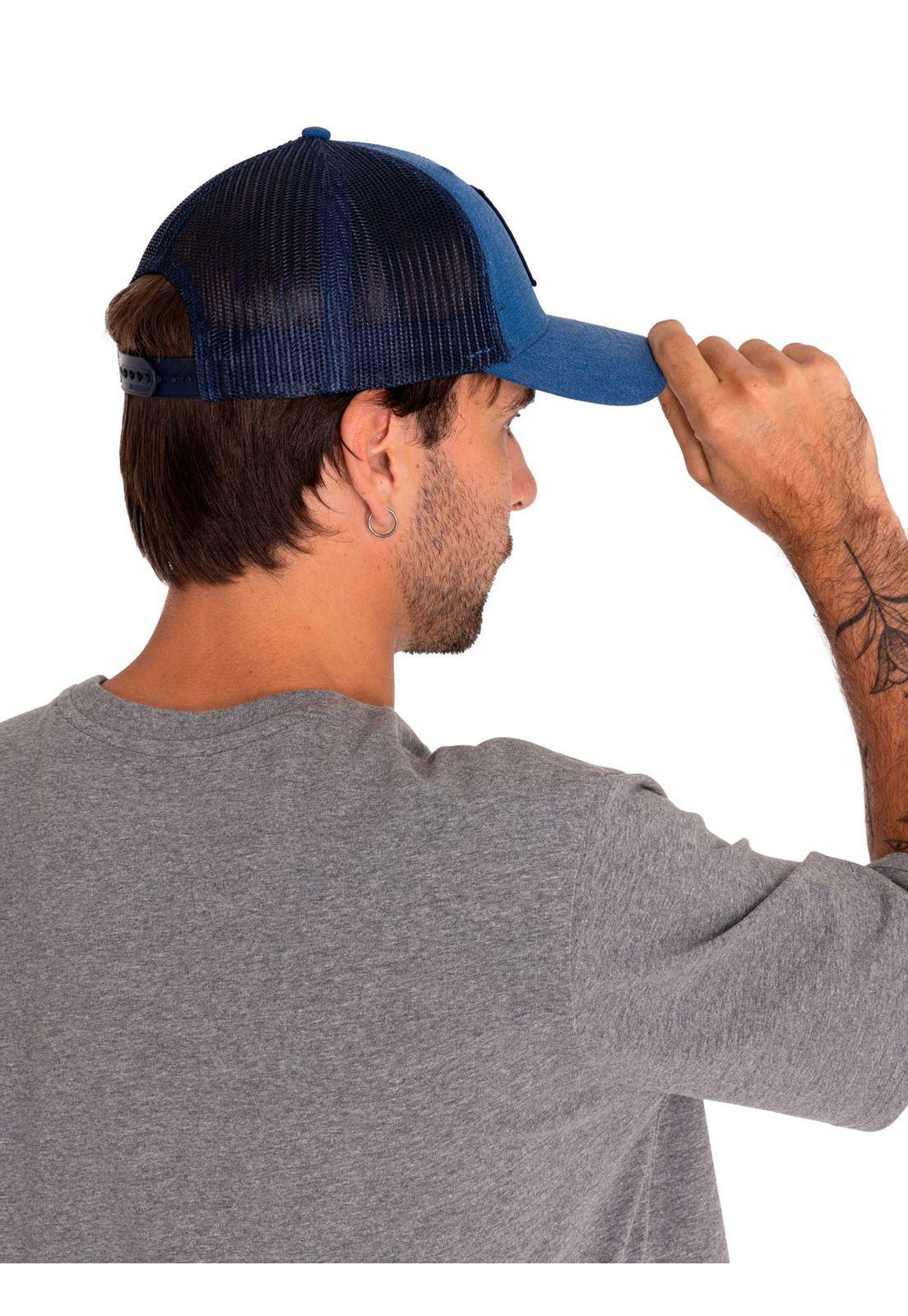 Jockey Casual Hombre Caterpillar 1904 Trucker Azul-1