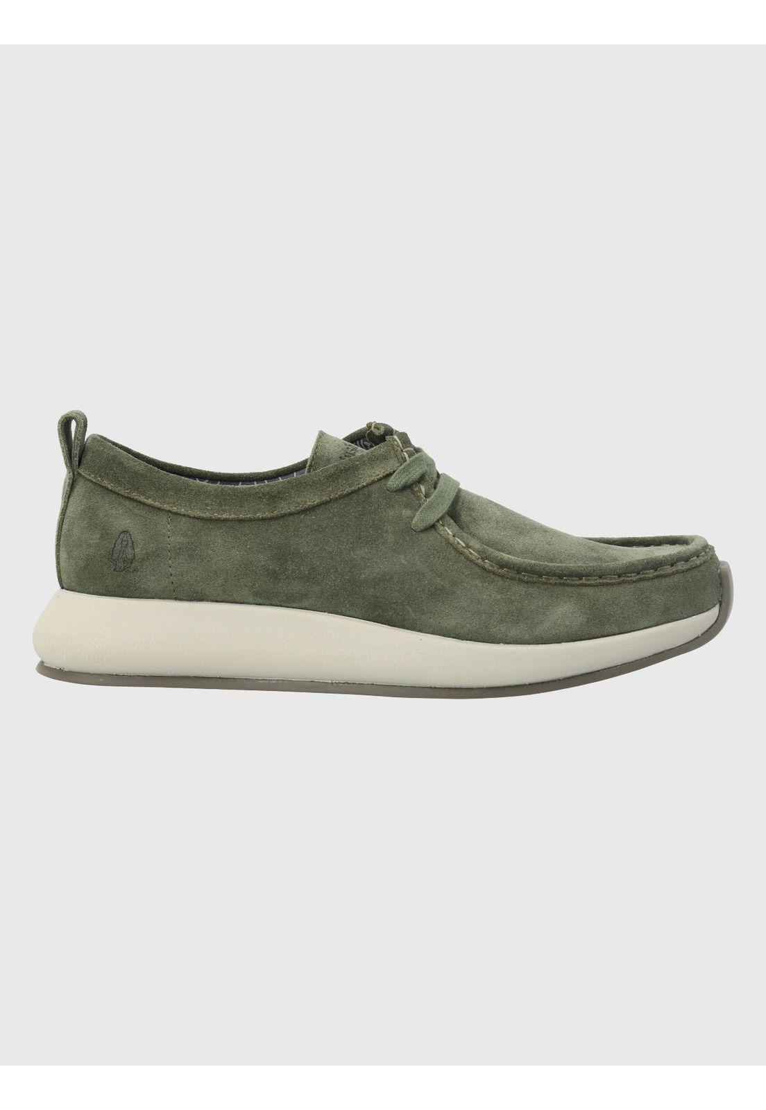 Zapato Cuero Verde Militar Hombre Icon -1