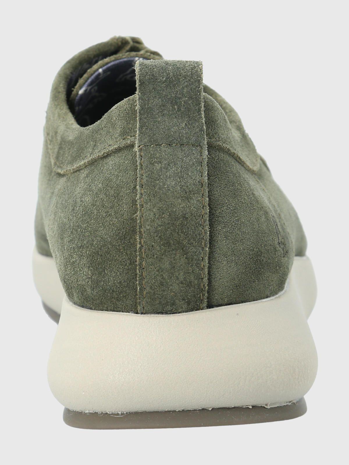 Zapato Cuero Verde Militar Hombre Icon -5