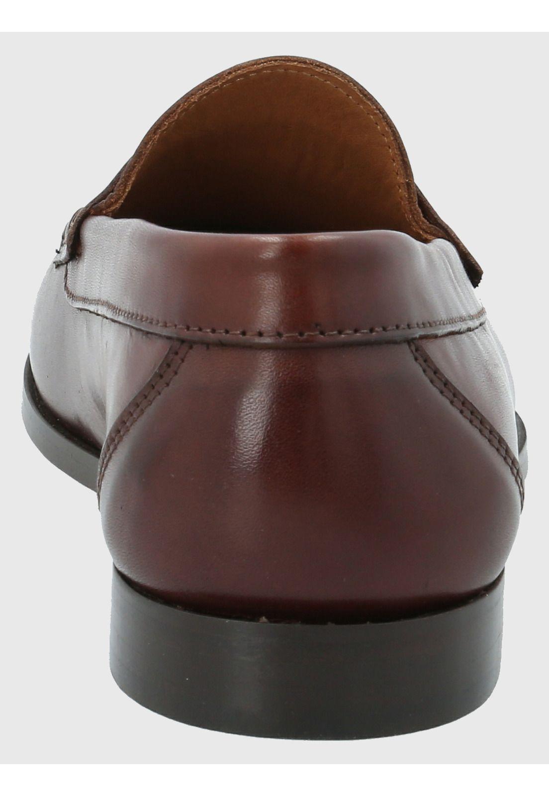 Mocasín Cuero Hombre Cazzoli Café-6