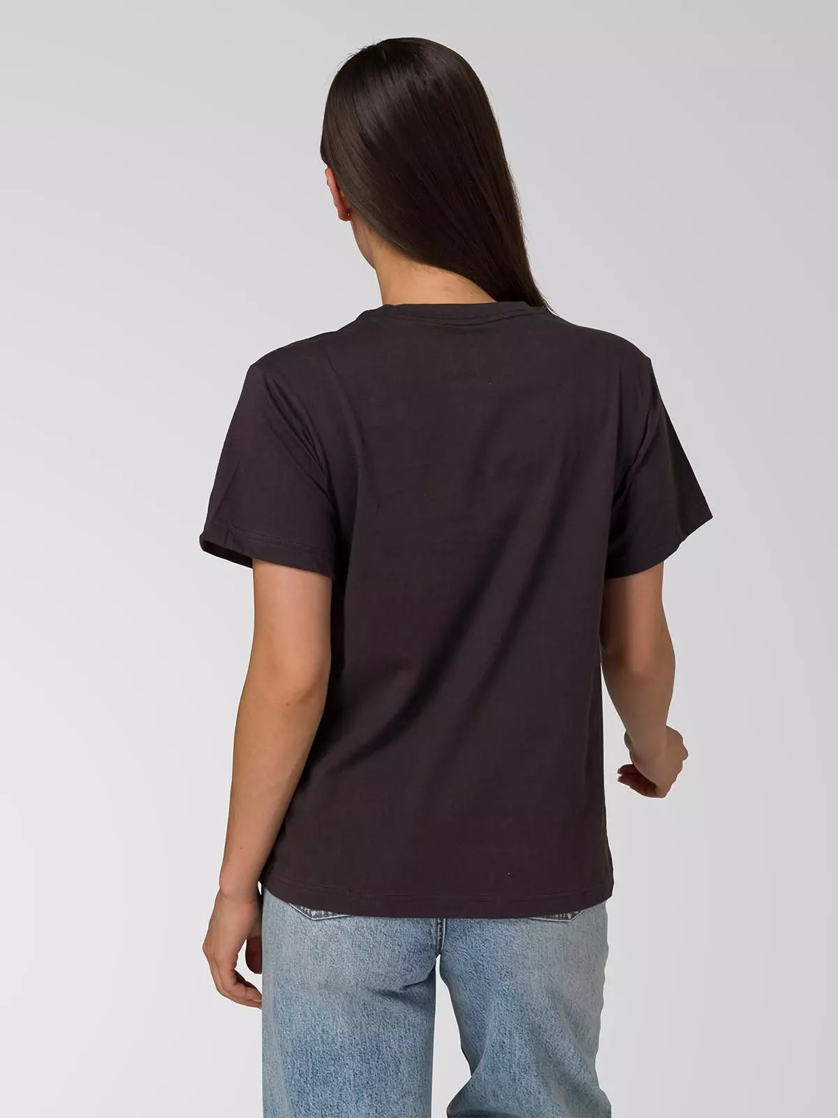 Polera Manga Corta Mujer Prisma Flora Negro-3