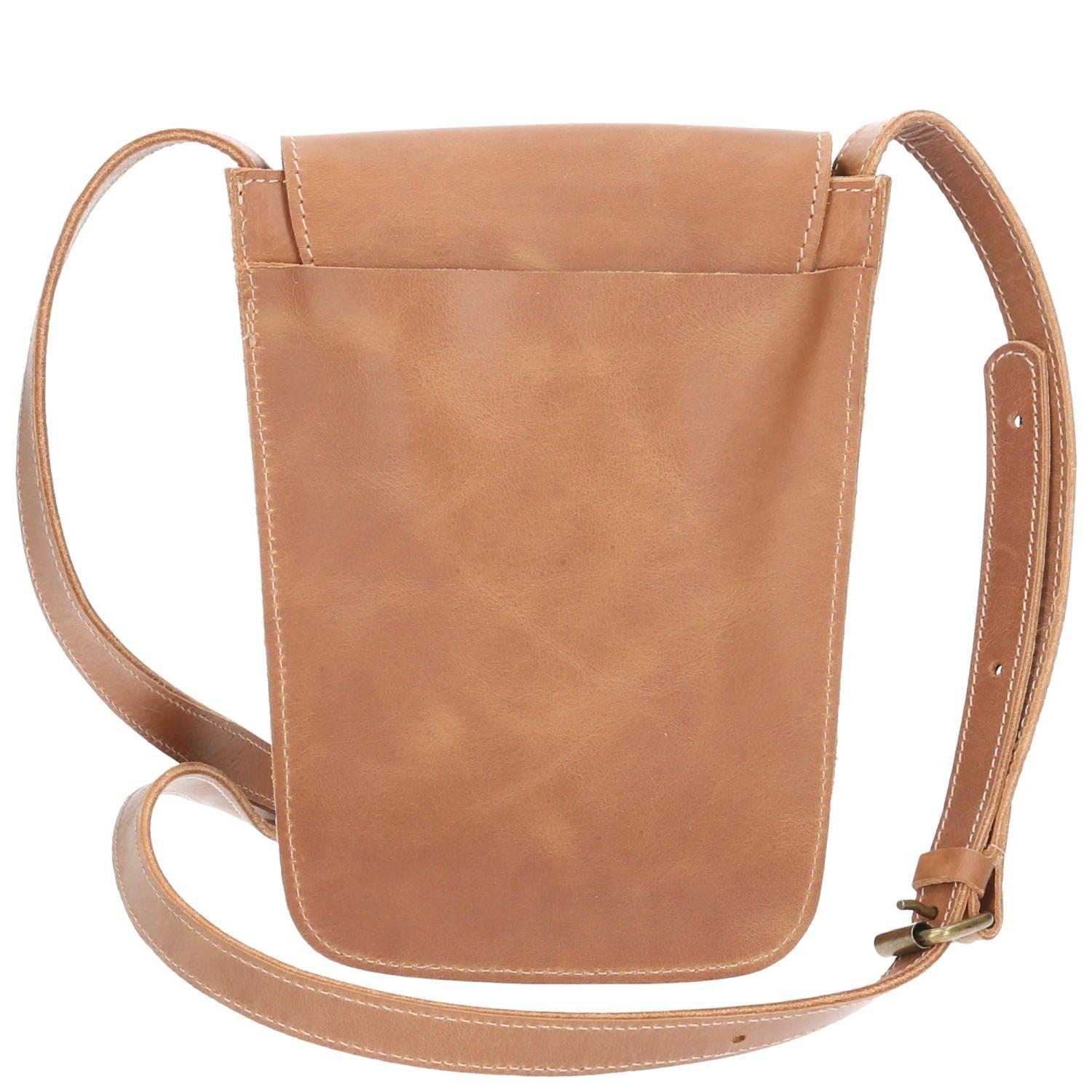 Cartera Mujer Leff Cross Café-3