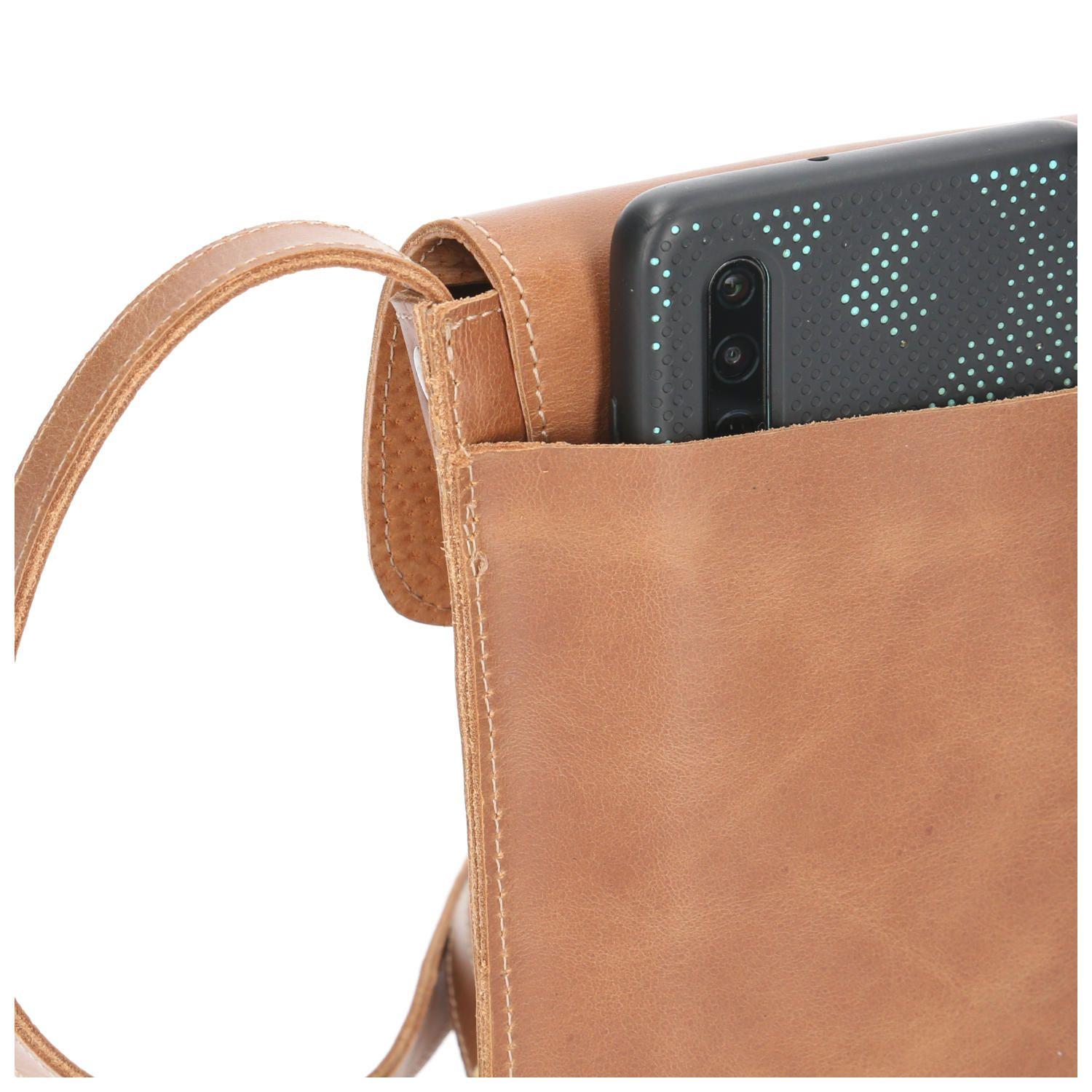 Cartera Mujer Leff Cross Café-4