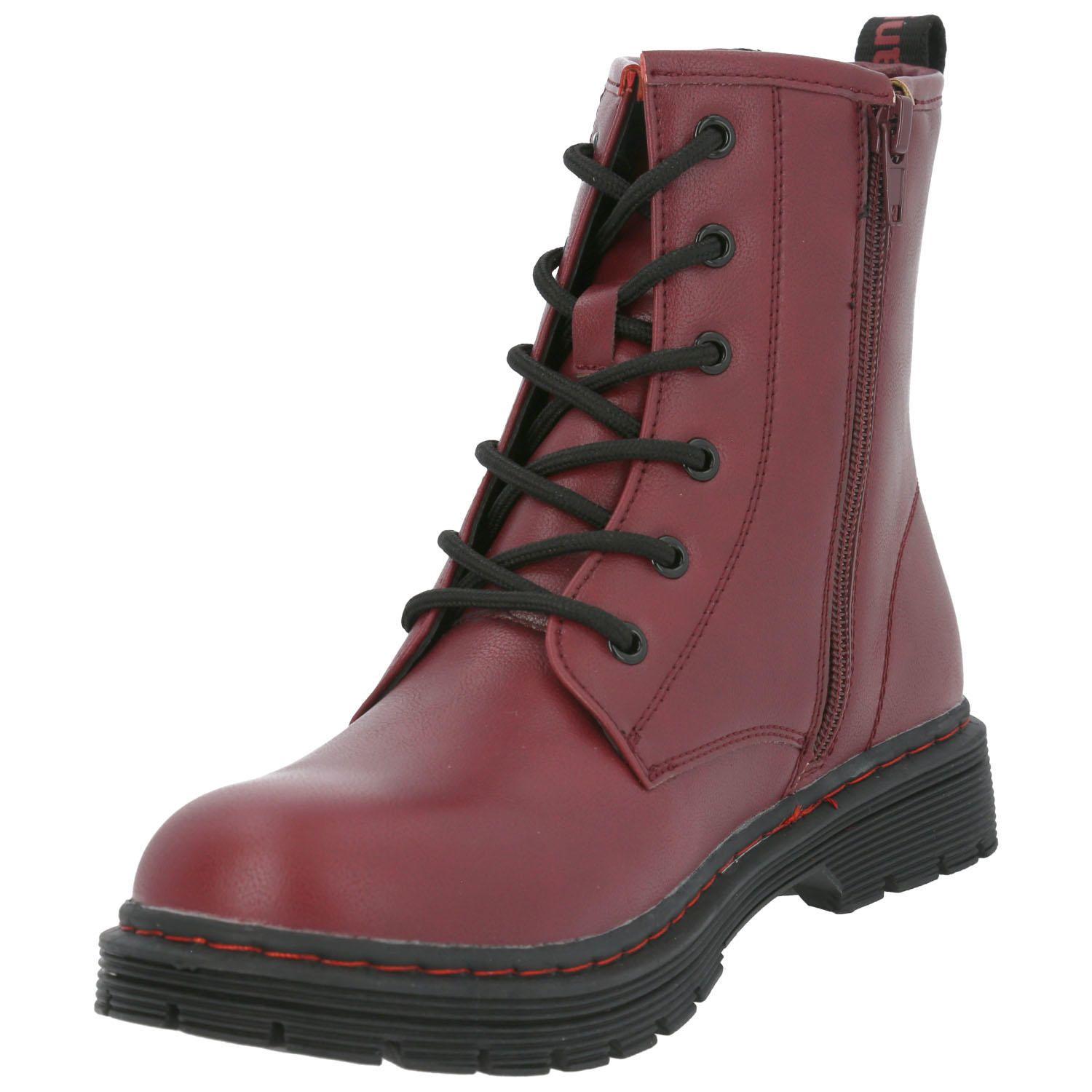 Botín Niña Arauca Rojo-4