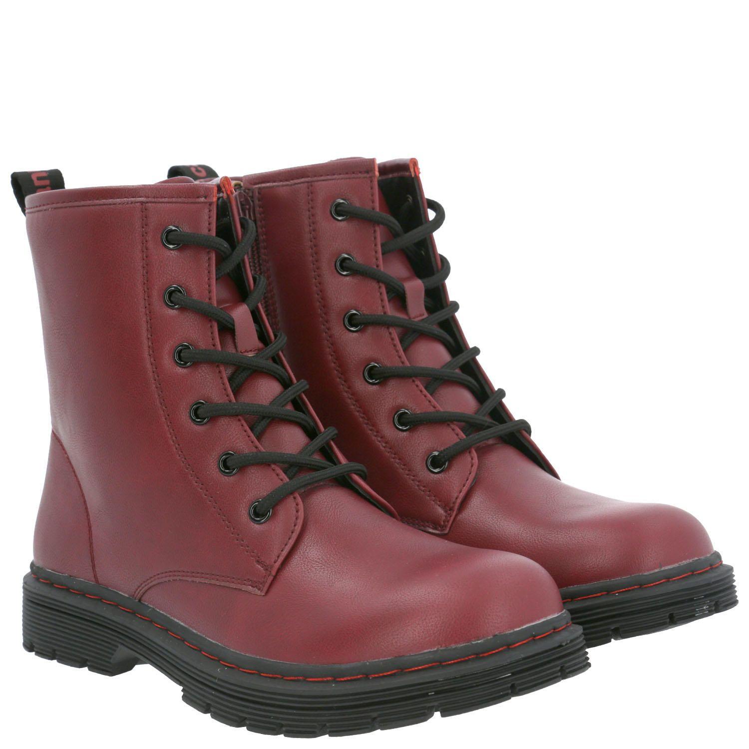 Botín Niña Arauca Rojo-7