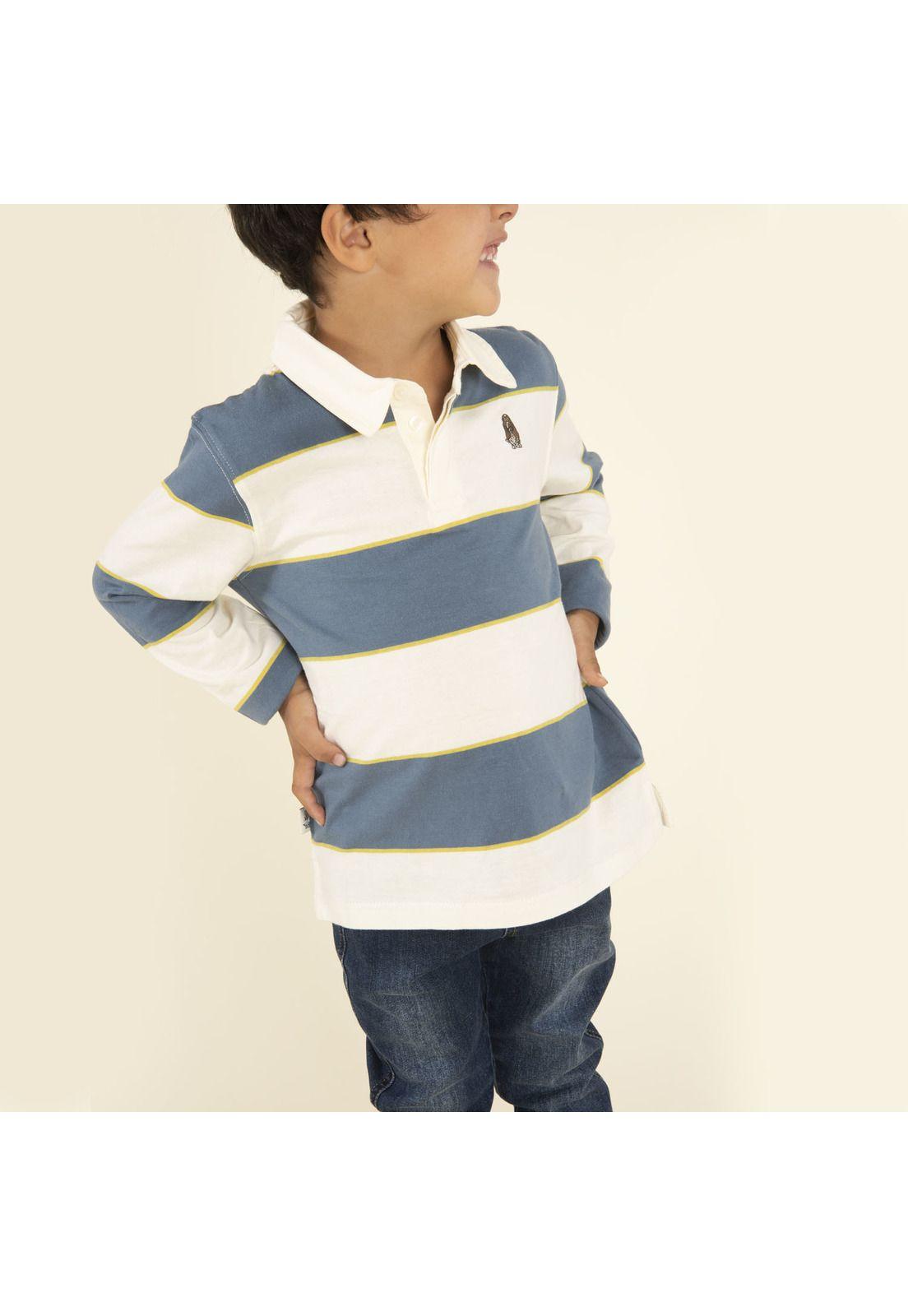 Polera Niño Rugby Azul-0