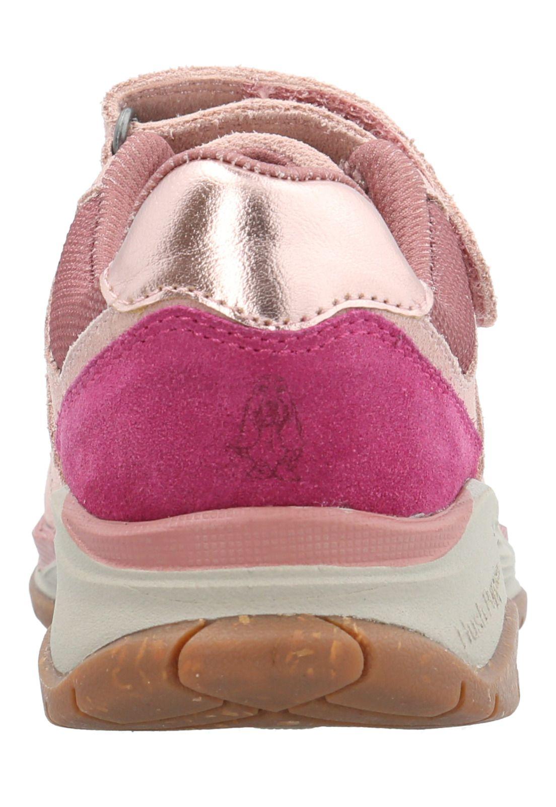 Zapatilla Cuero Bambus Niña Rosado-6
