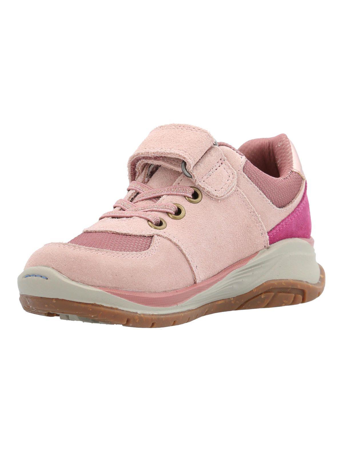 Zapatilla Cuero Bambus Niña Rosado-4