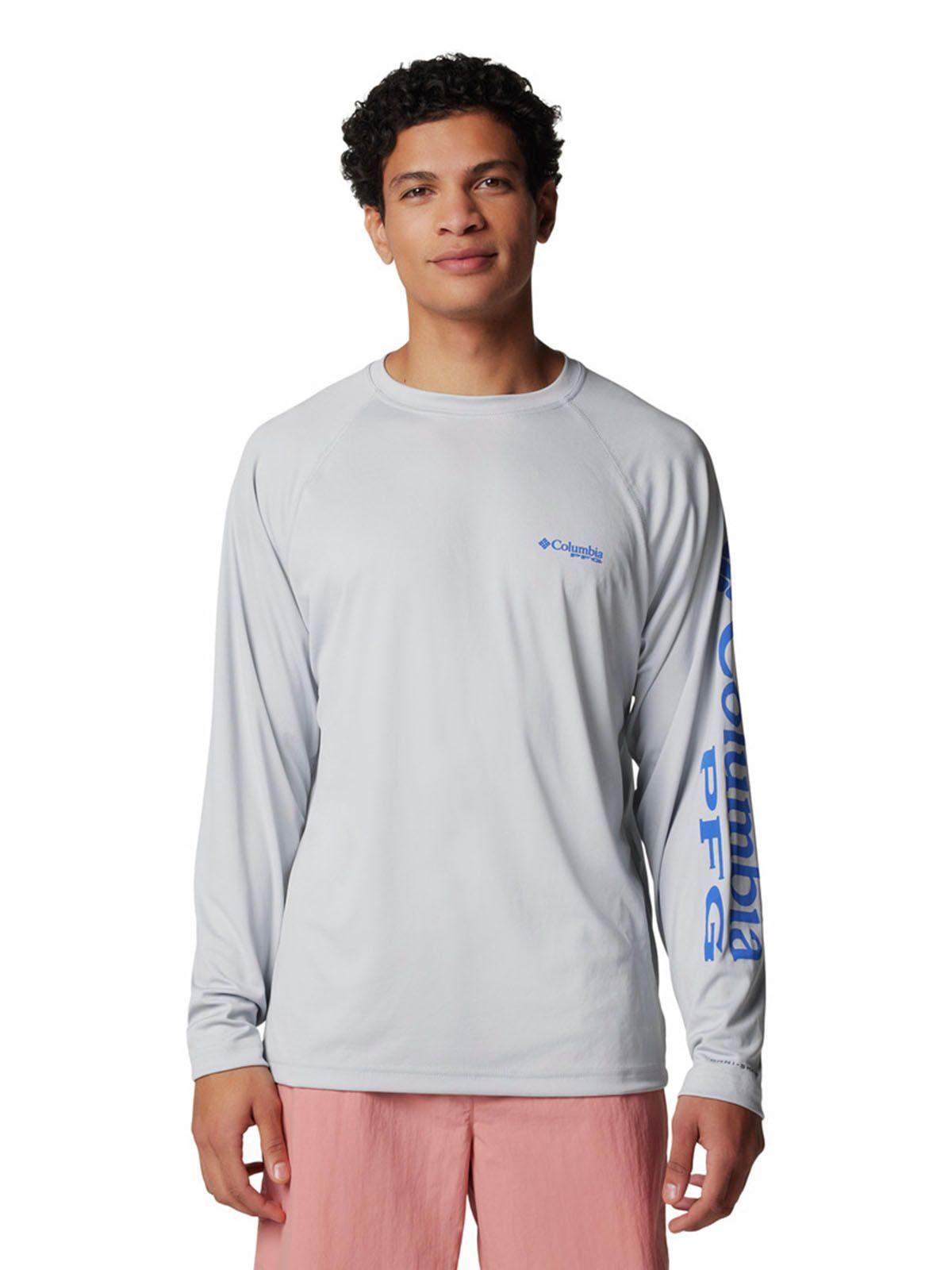 Polera Manga Larga Hombre Terminal Tackle Gris-0