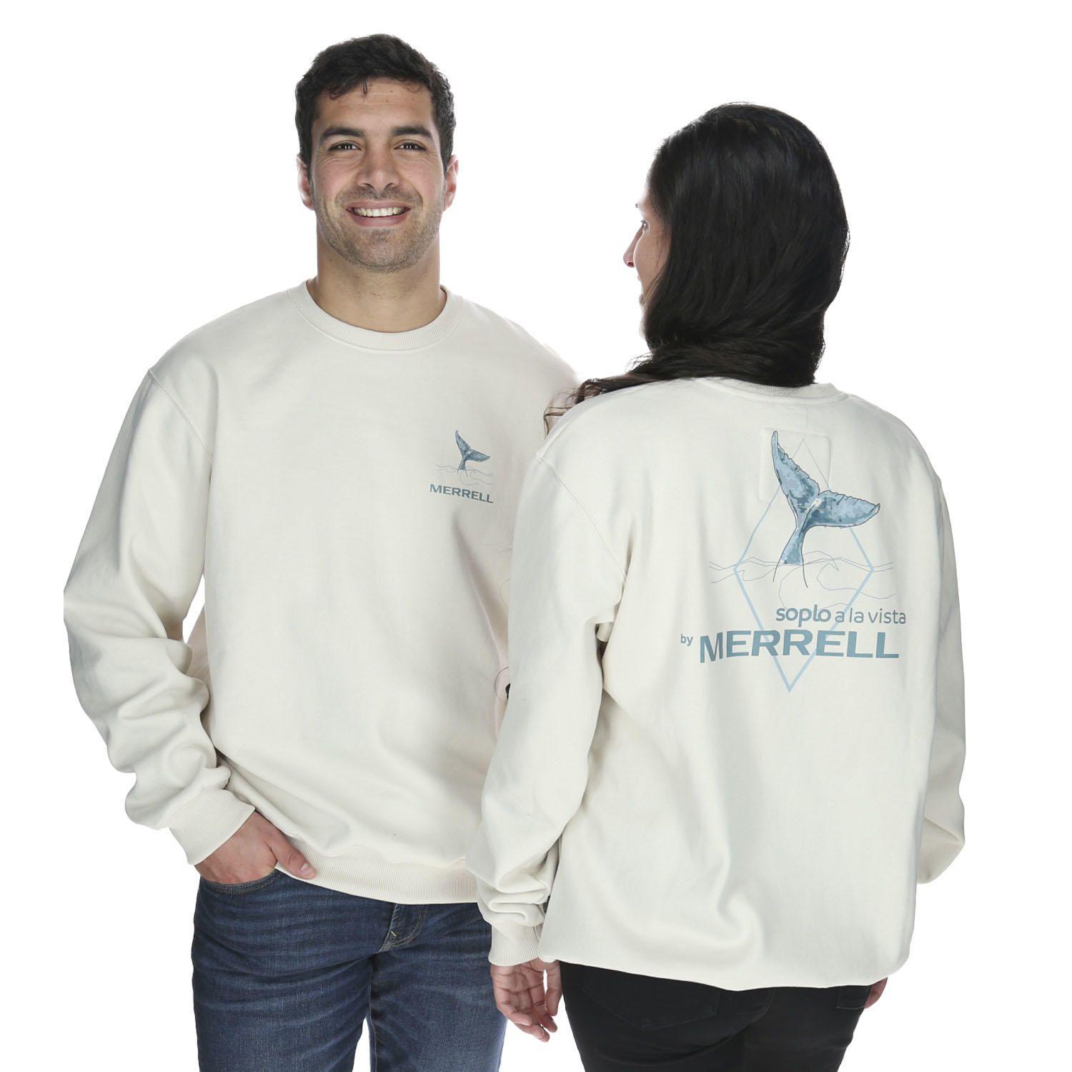 Polerón Hombre Soplo Crew Blanco-0