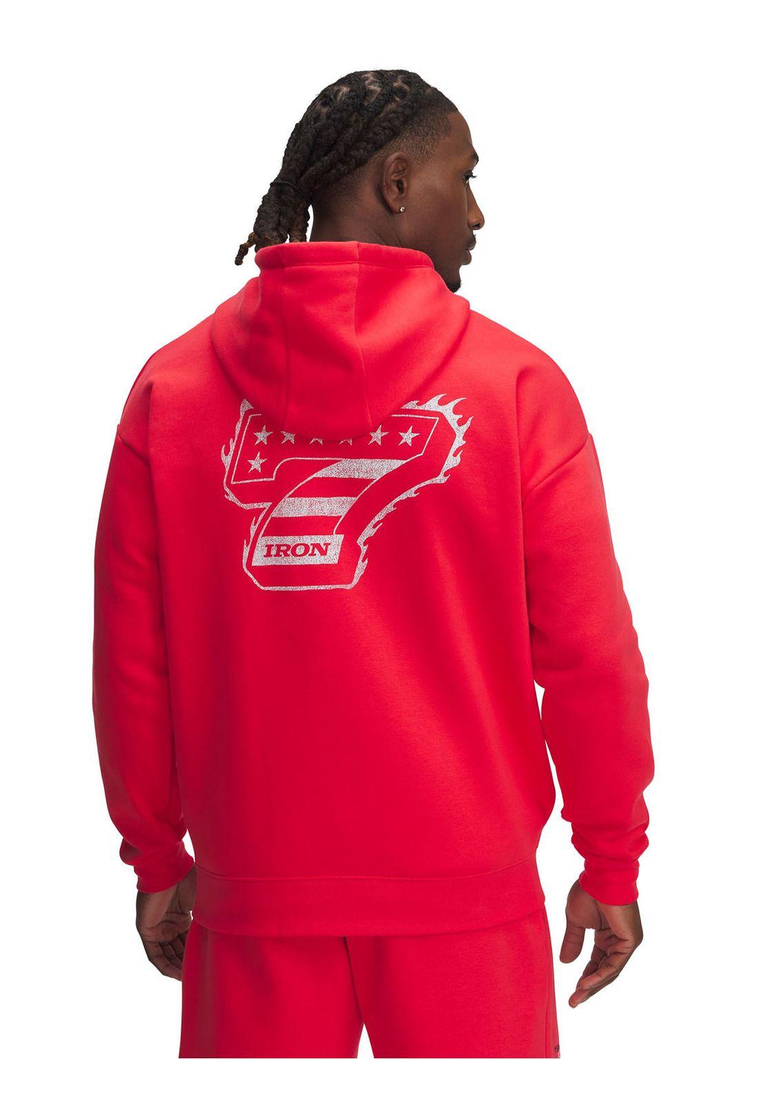 Polerón Project Rock Icon fl Rojo hombre-1