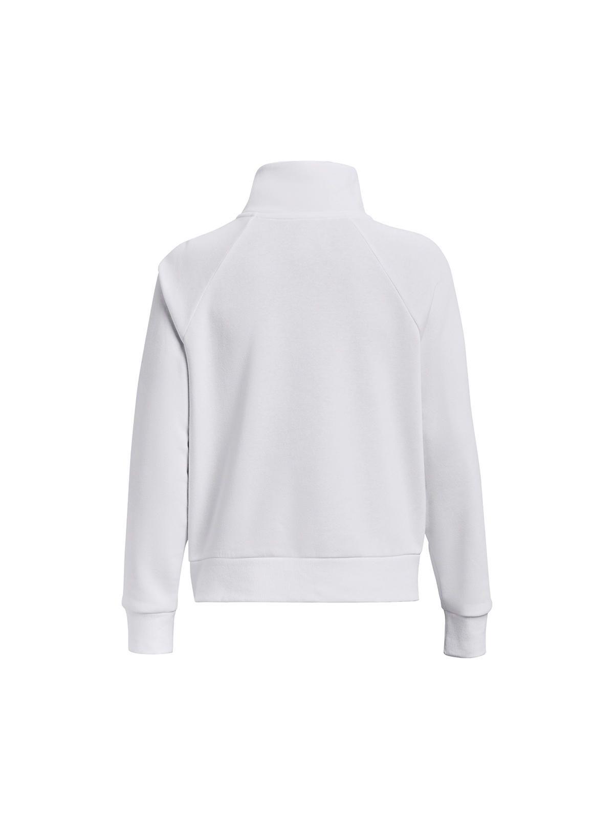 Polerón UA Rival Blanco para mujer-1