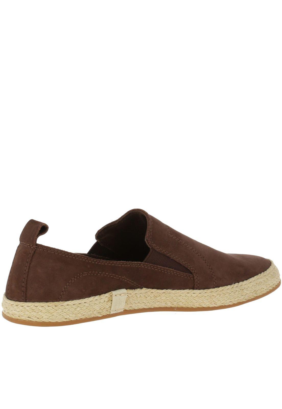 Alpargata Cuero Hombre Fletcher Café-4
