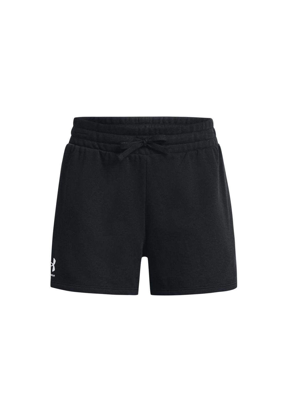 Short Training Rival Terry Negro Mujer-0