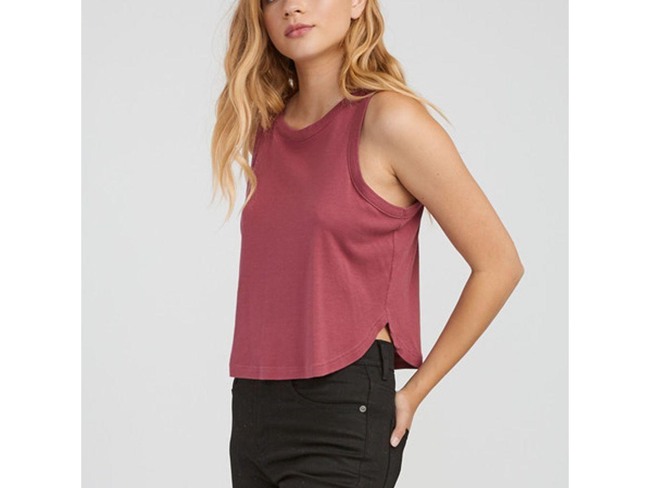 Polera Sin Manga Label Tank Magenta Fade-1