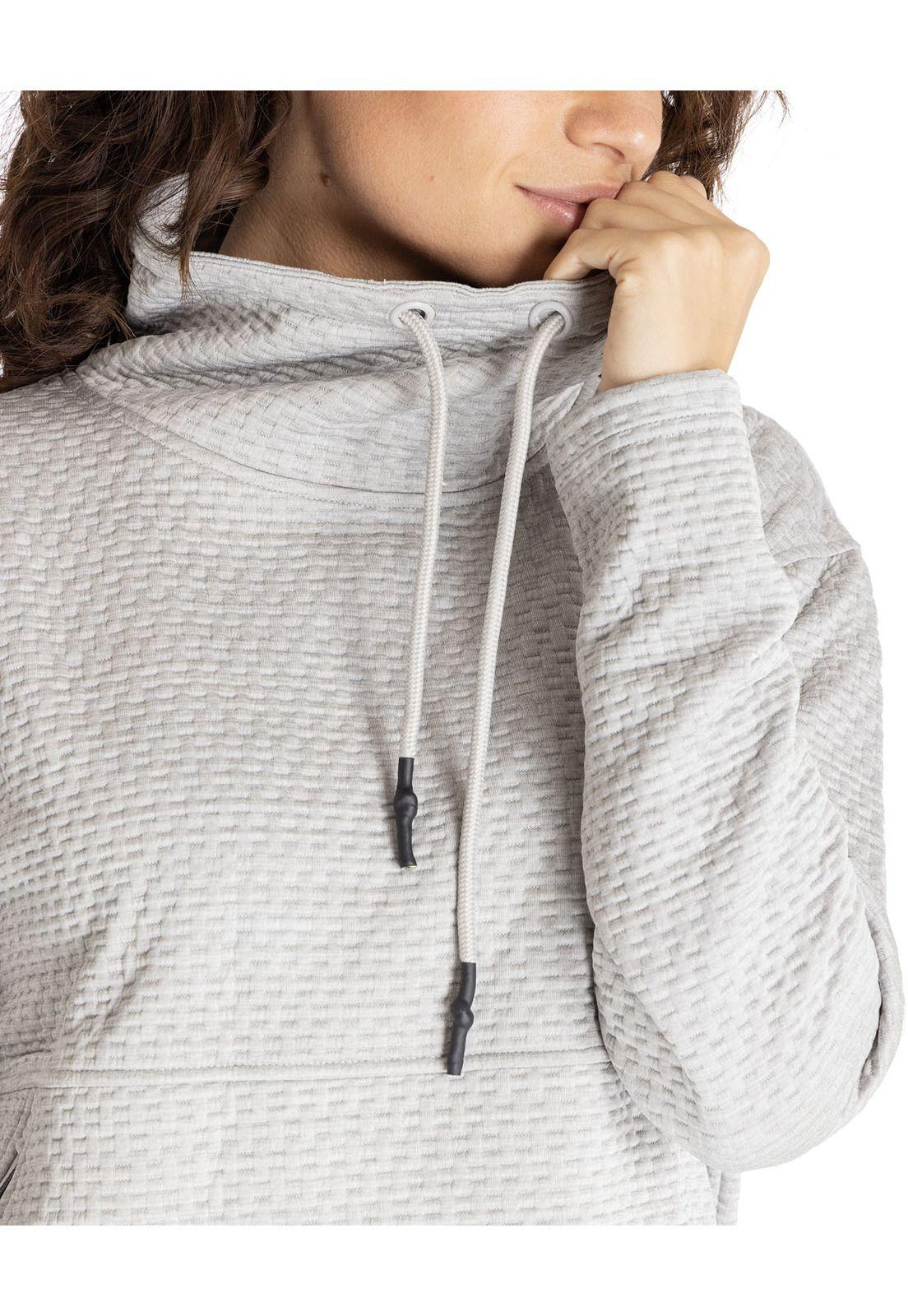 Polerón Mujer W Foundation Texture Gris Claro-4