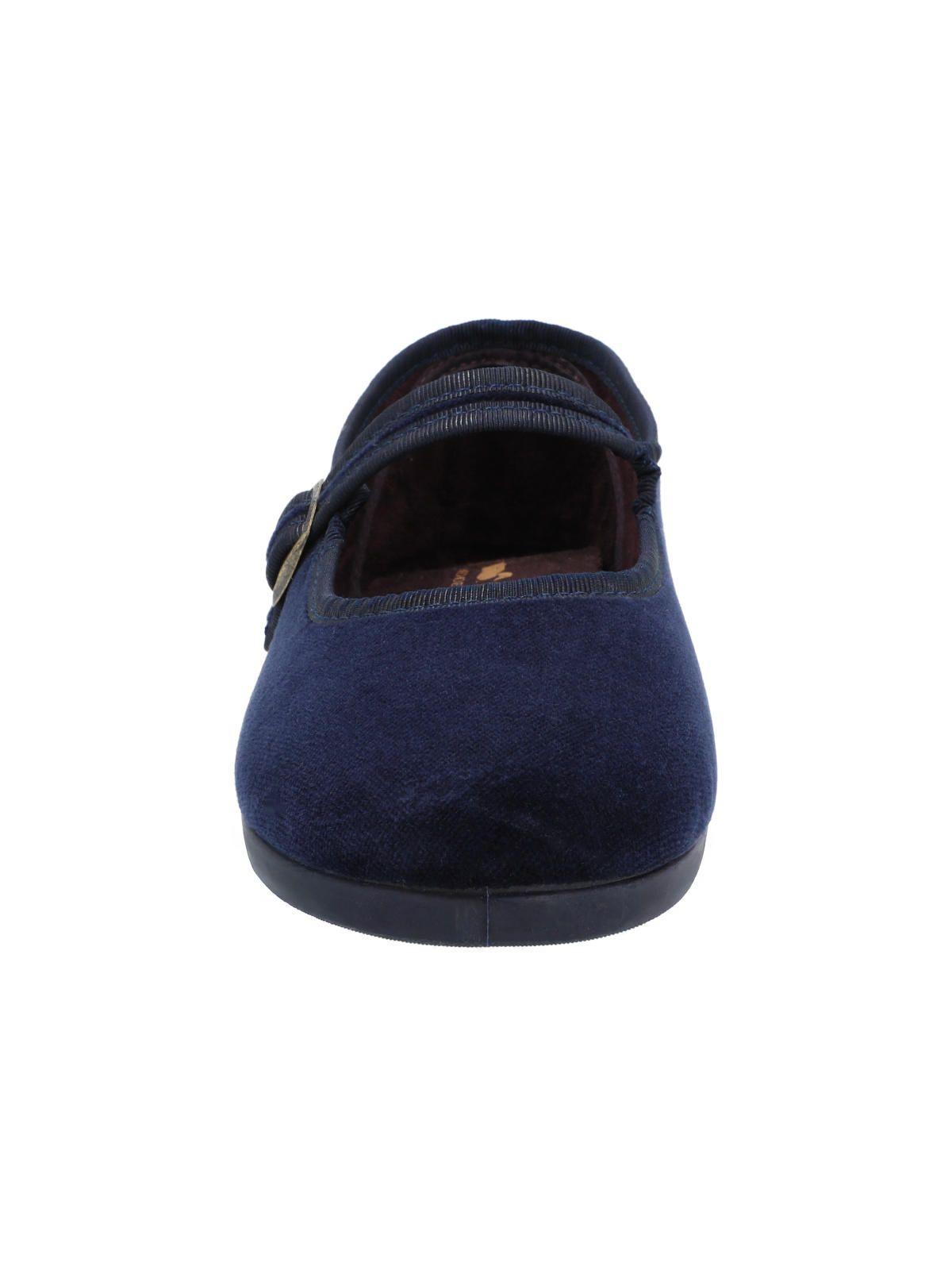 Ballerina Terciopelo Mujer Oli Azul-3