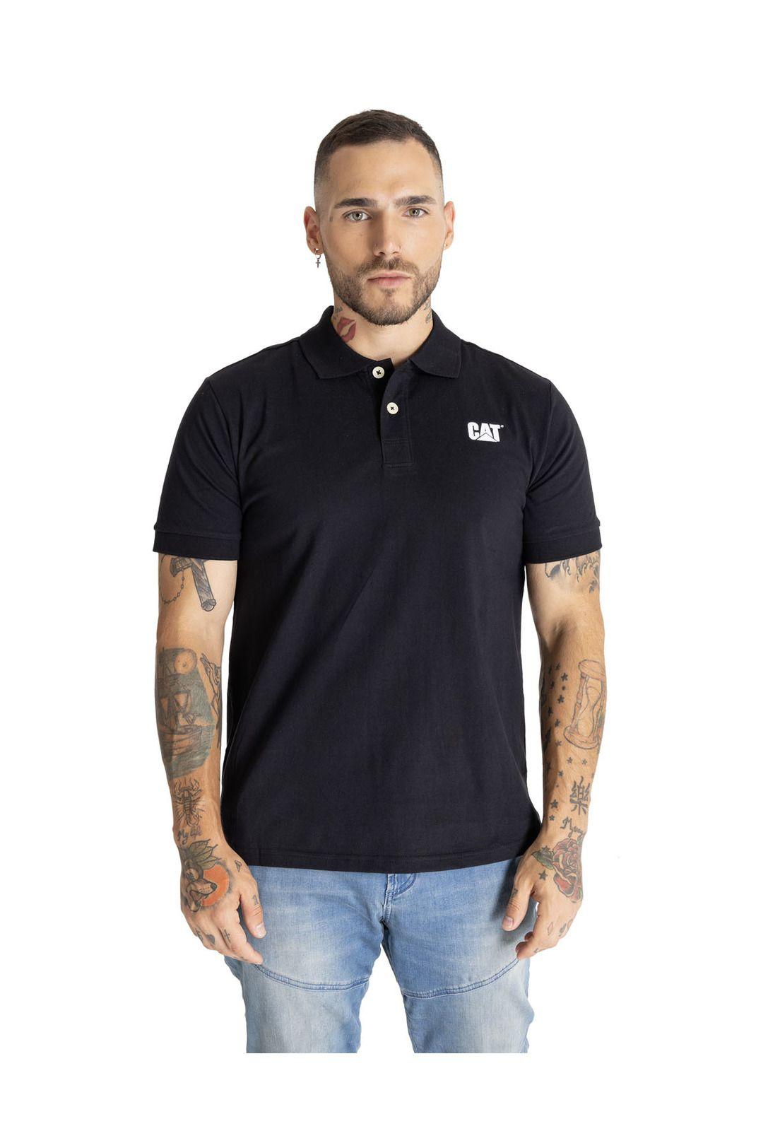 Polera Polo Hombre Fdtn Jersey Knit Pol Negro-0