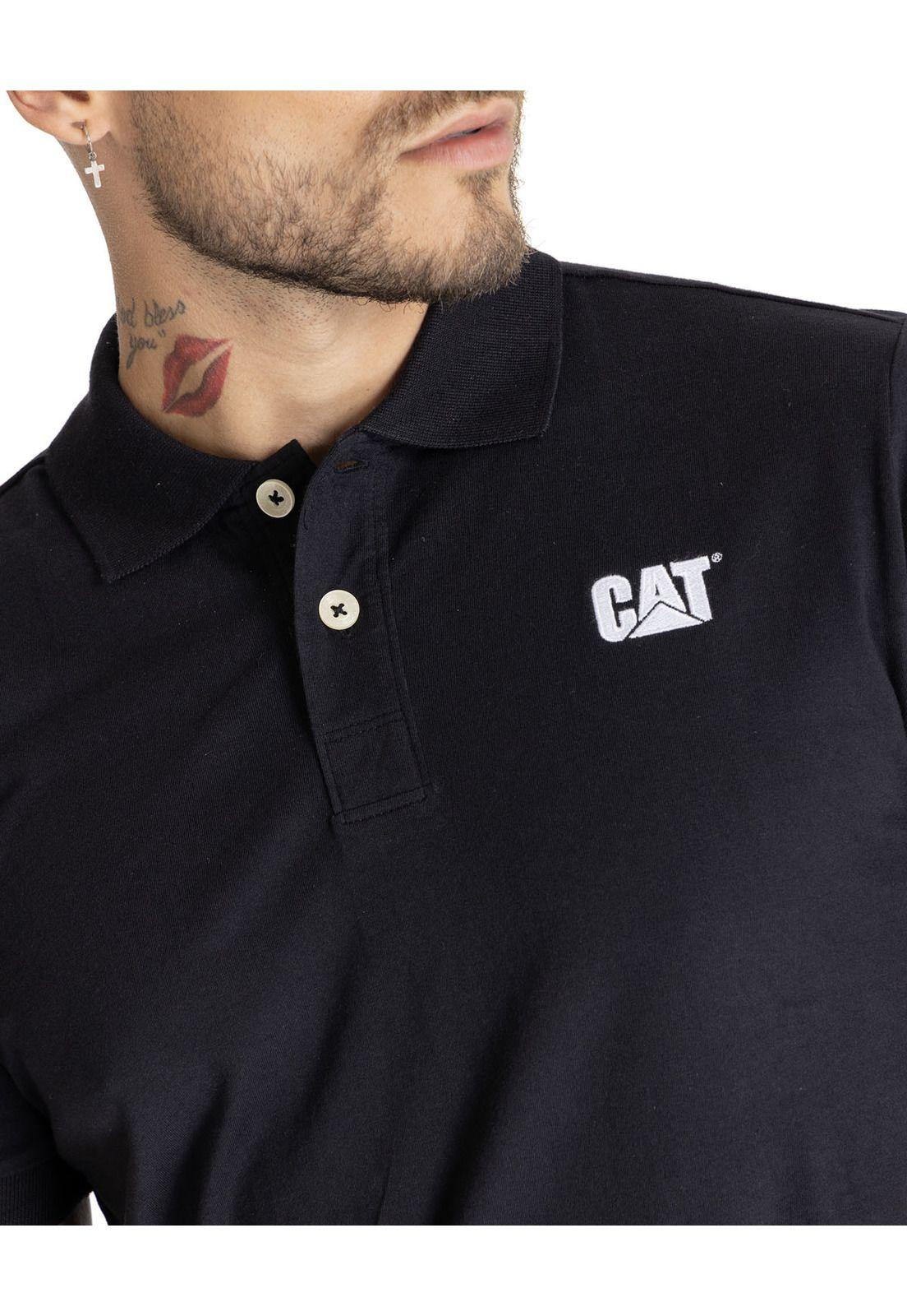 Polera Polo Hombre Fdtn Jersey Knit Pol Negro-5