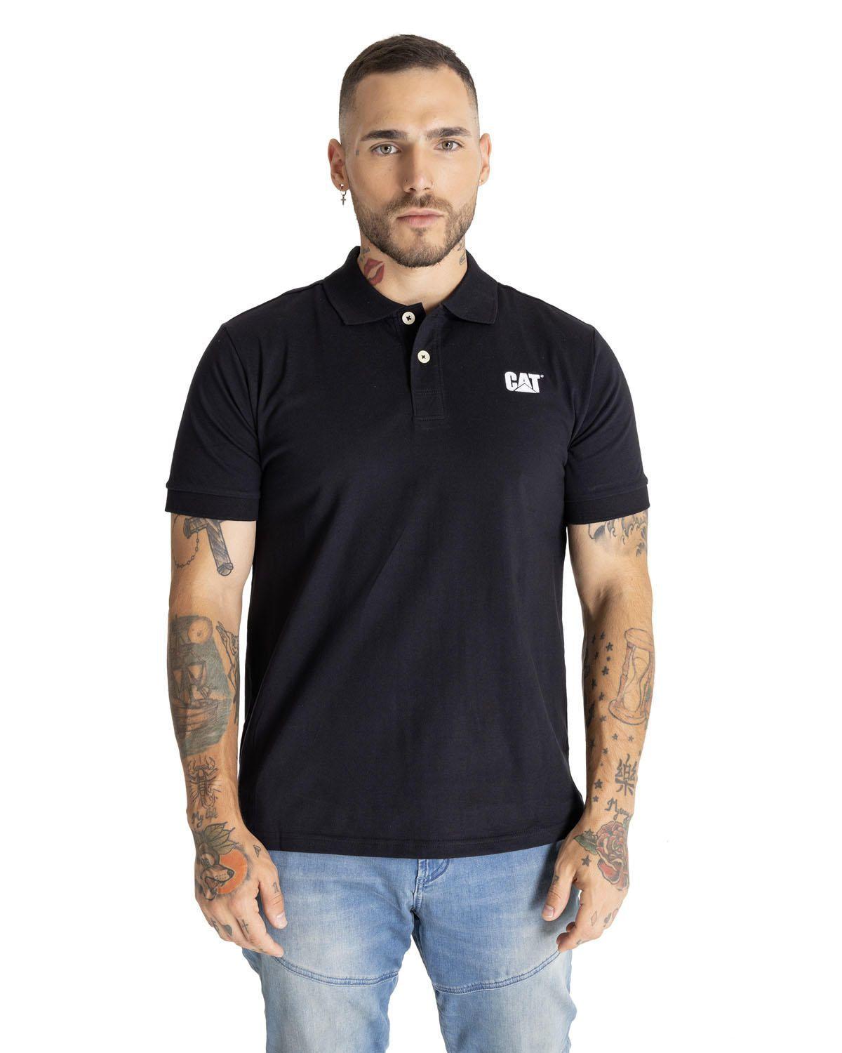 Polera Polo Hombre Fdtn Jersey Knit Pol Negro-0