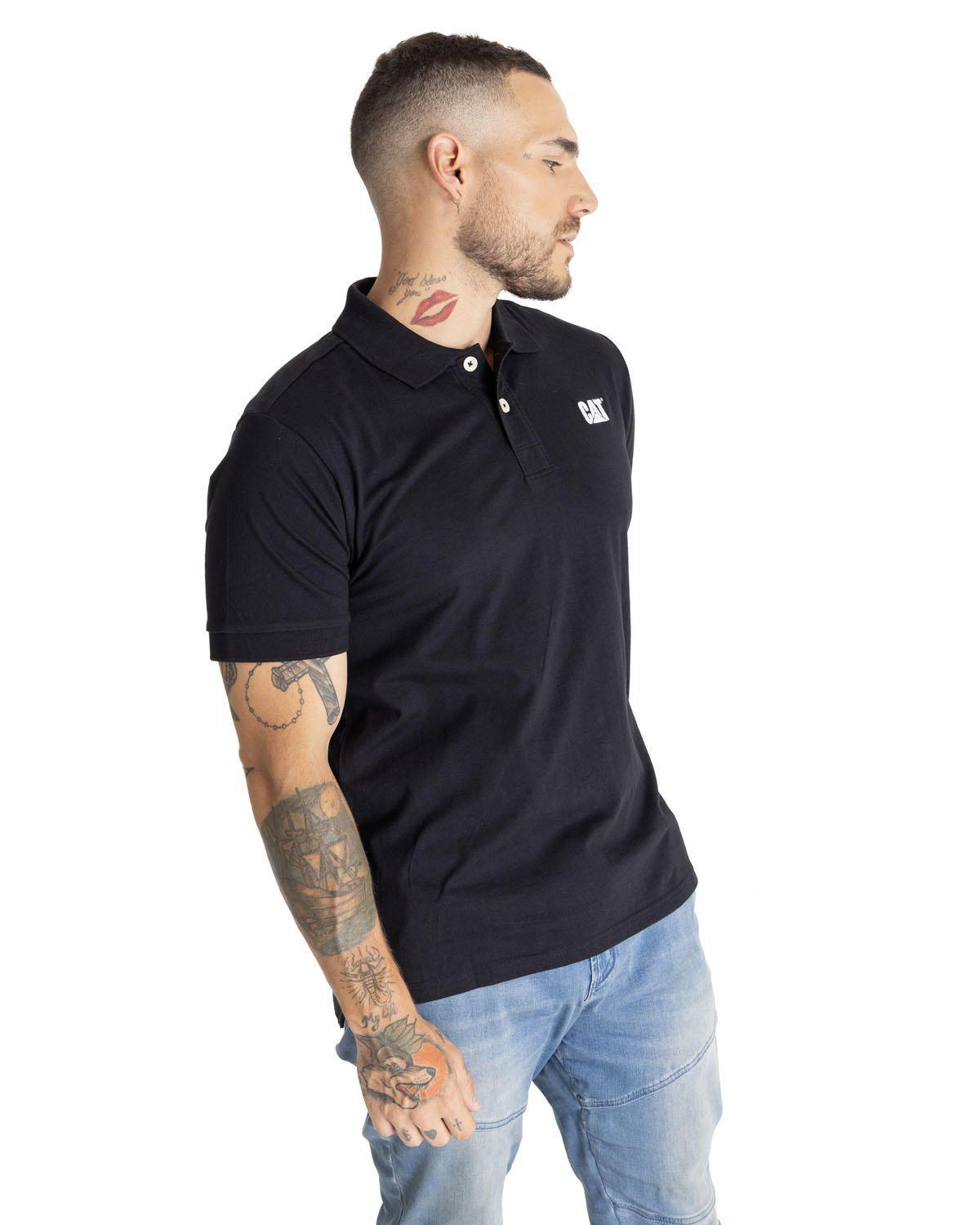 Polera Polo Hombre Fdtn Jersey Knit Pol Negro-3