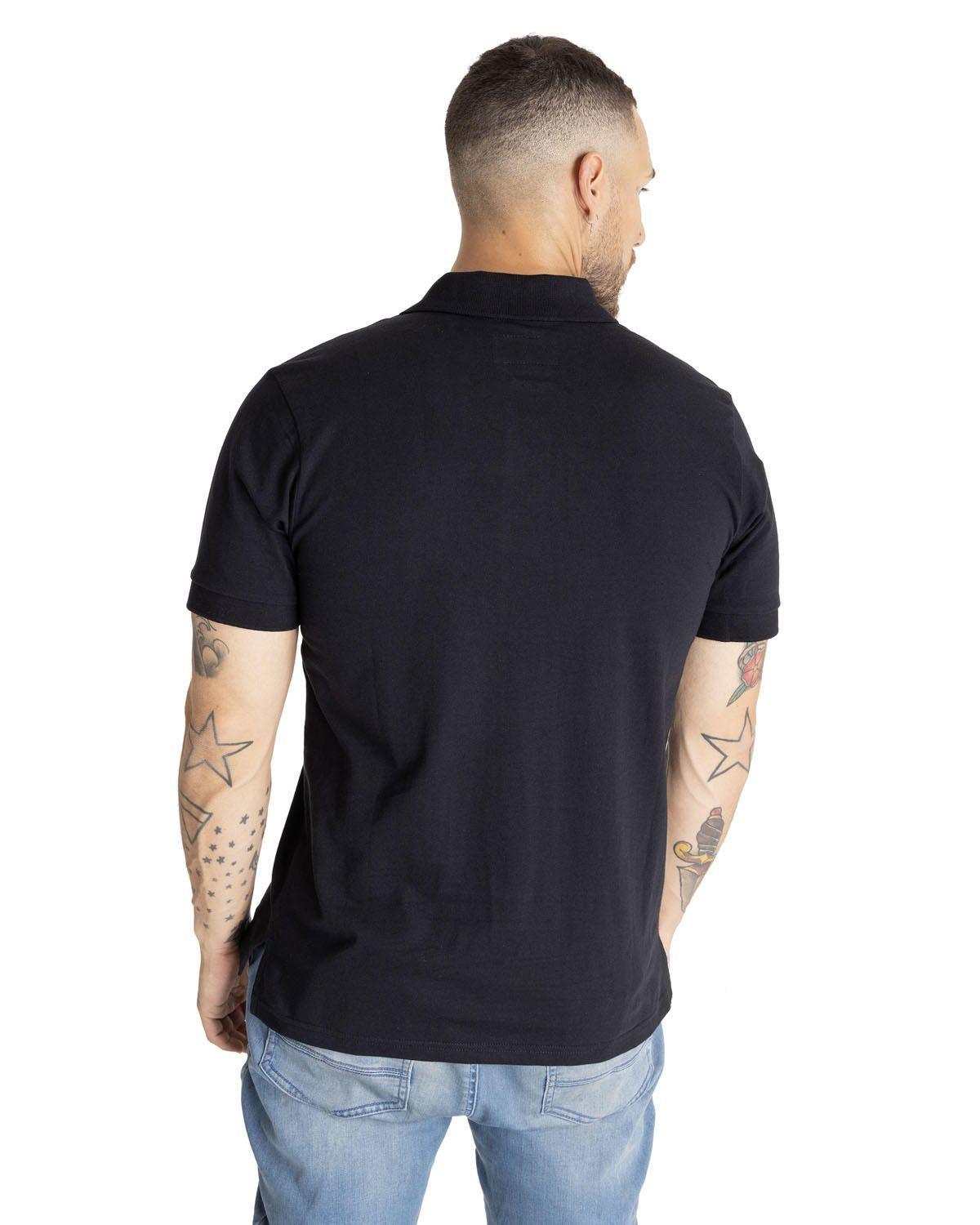 Polera Polo Hombre Fdtn Jersey Knit Pol Negro-4
