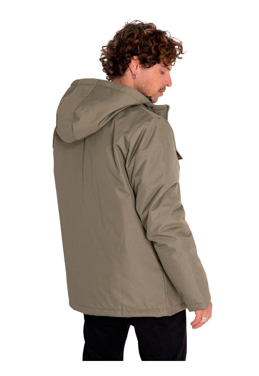 Chaqueta Hombre Heavyweight Insulated Hooded Verde-3