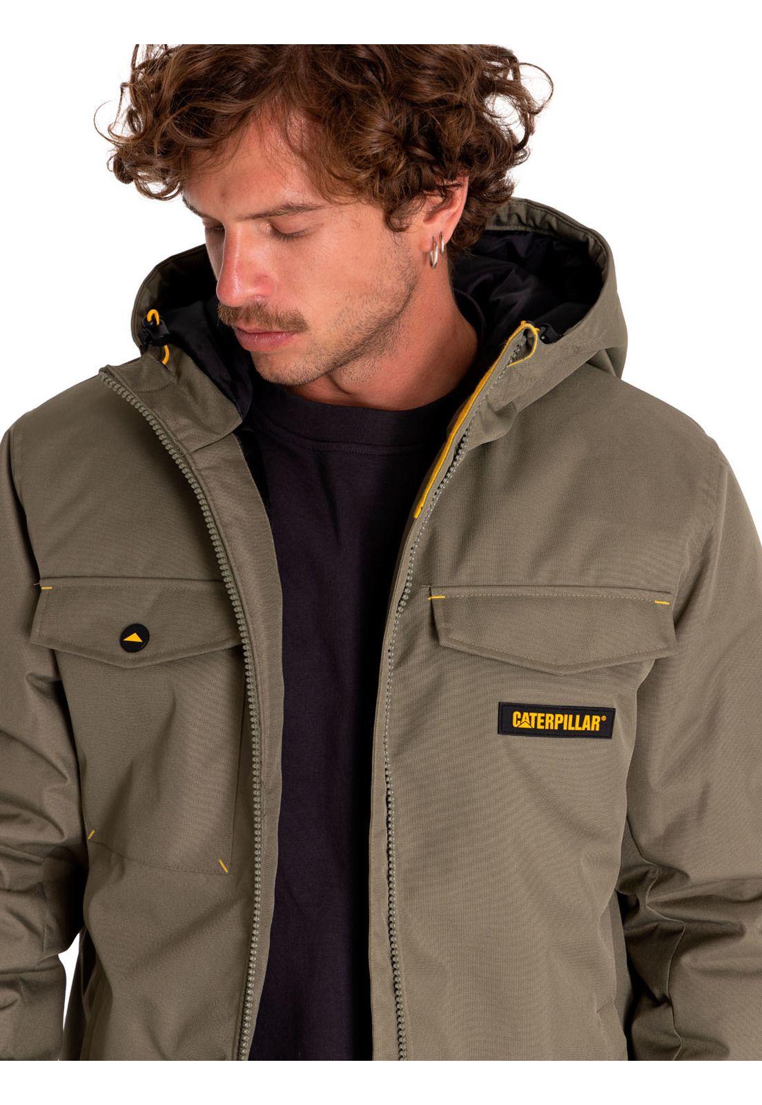 Chaqueta Hombre Heavyweight Insulated Hooded Verde-4