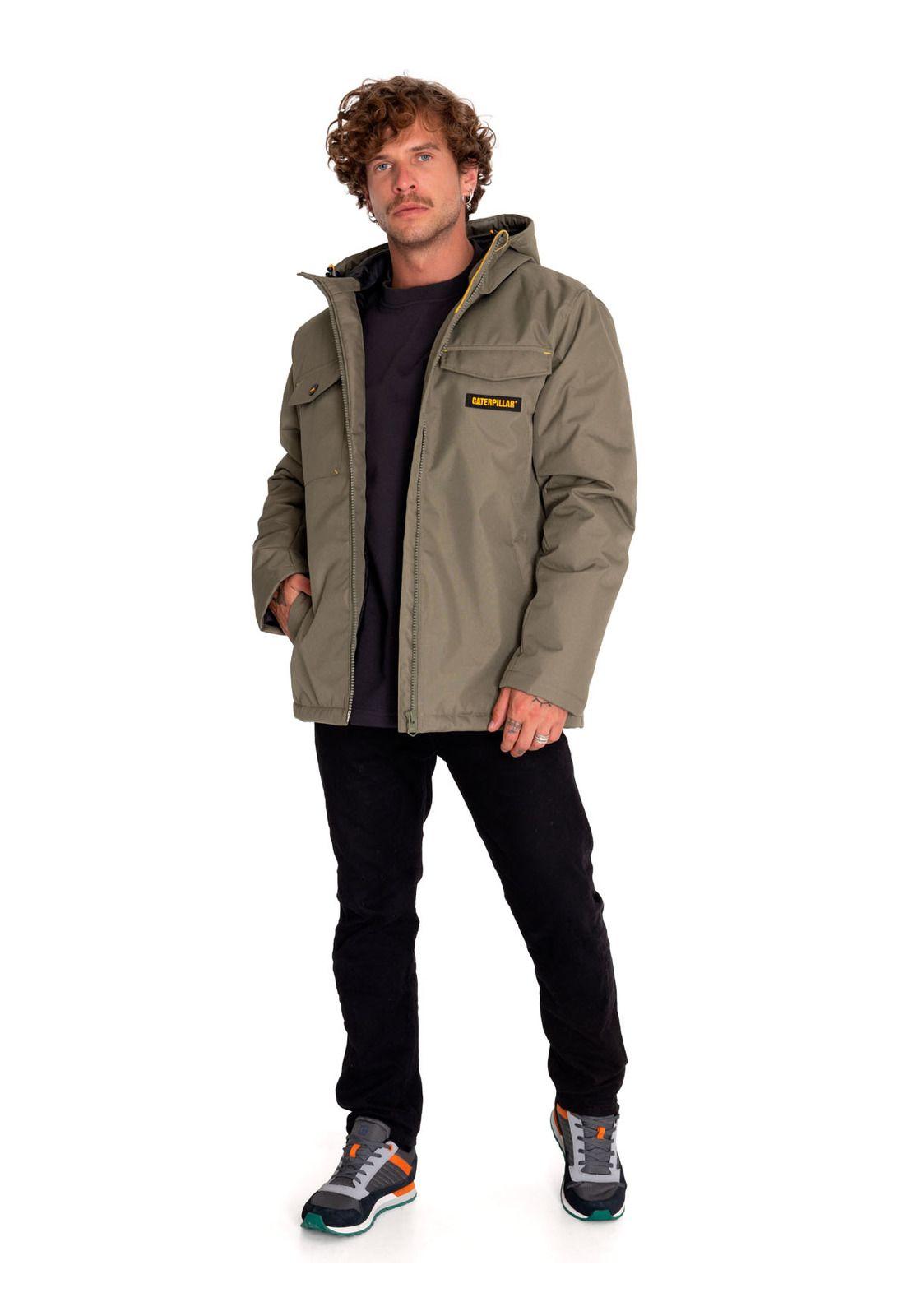 Chaqueta Hombre Heavyweight Insulated Hooded Verde-5