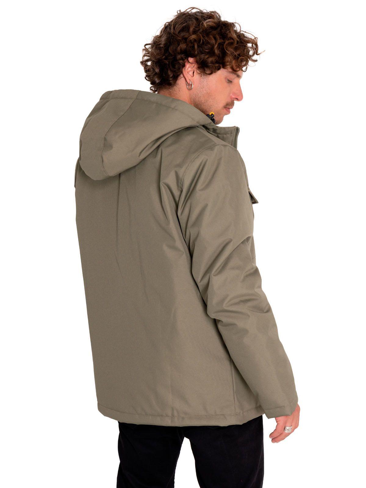 Chaqueta Hombre Heavyweight Insulated Hooded Verde-3