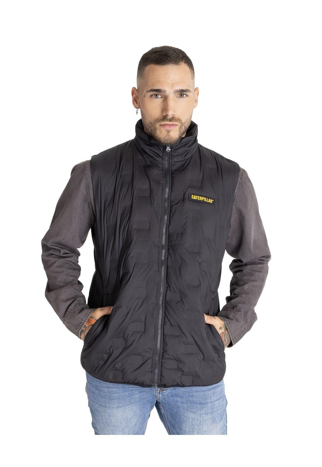 Chaqueta Sin Mangas Hombre Foundation Bonded Negro-0