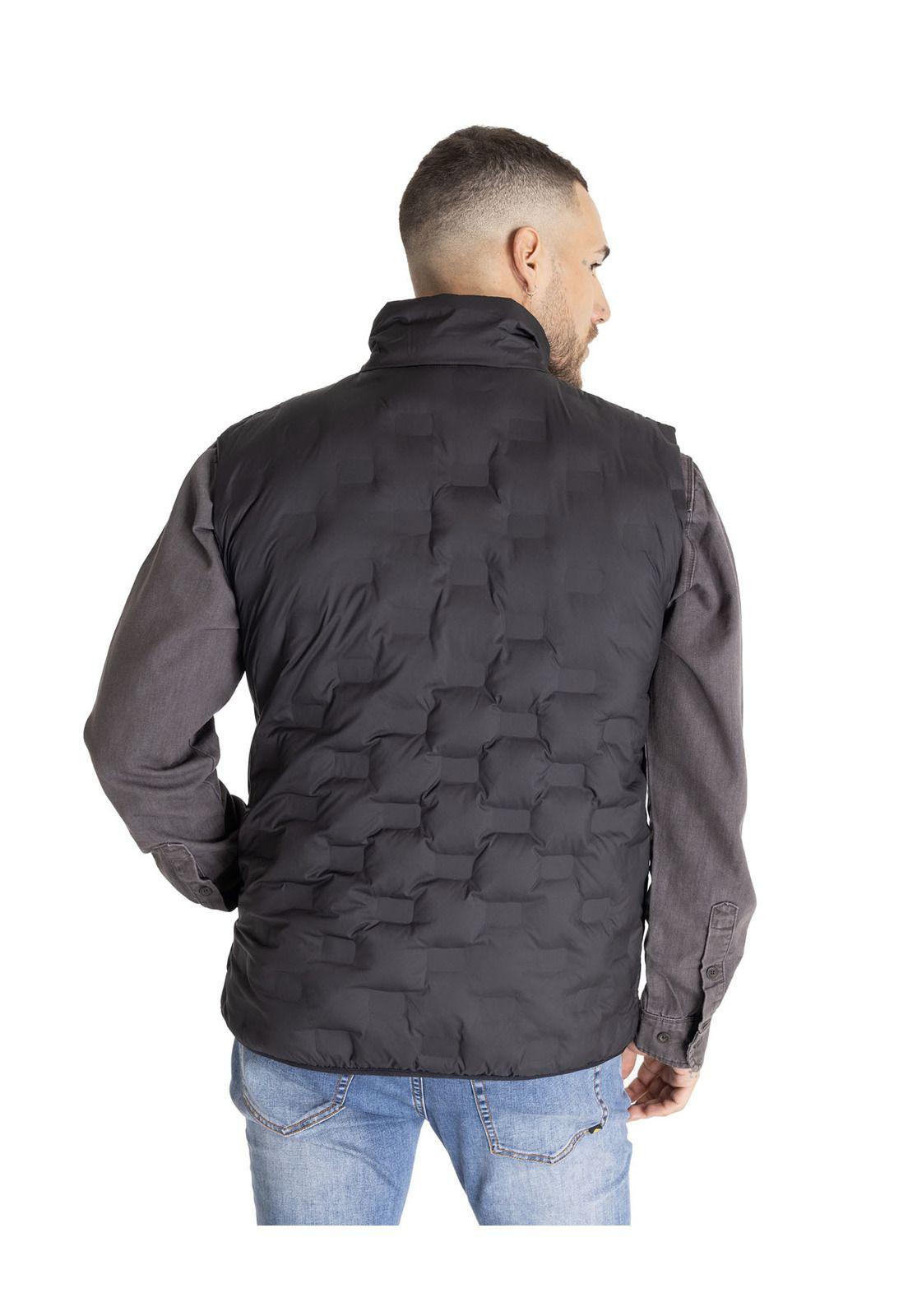 Chaqueta Sin Mangas Hombre Foundation Bonded Negro-3