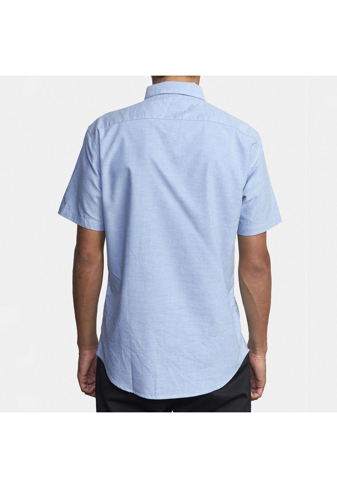 Camisa M/C Thatlldostretwvtp Azul Hombre-1