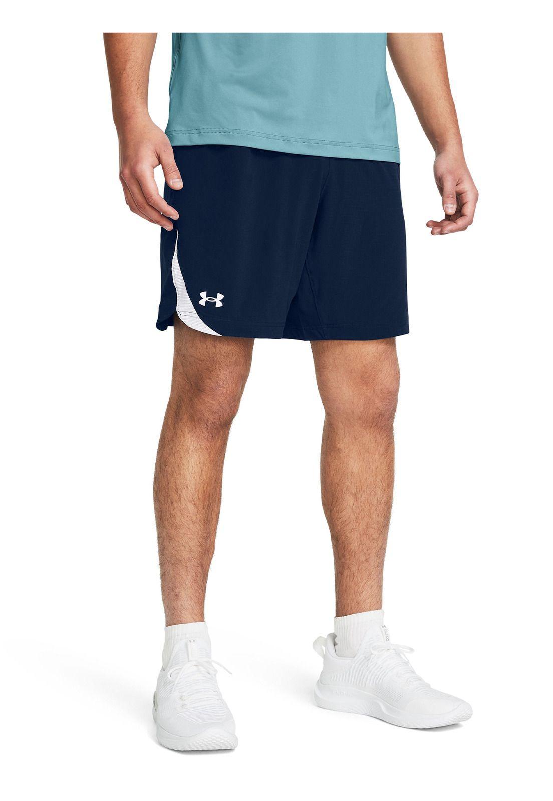 Shorts UA Elevated Woven 2.0 Hombre Azul-0