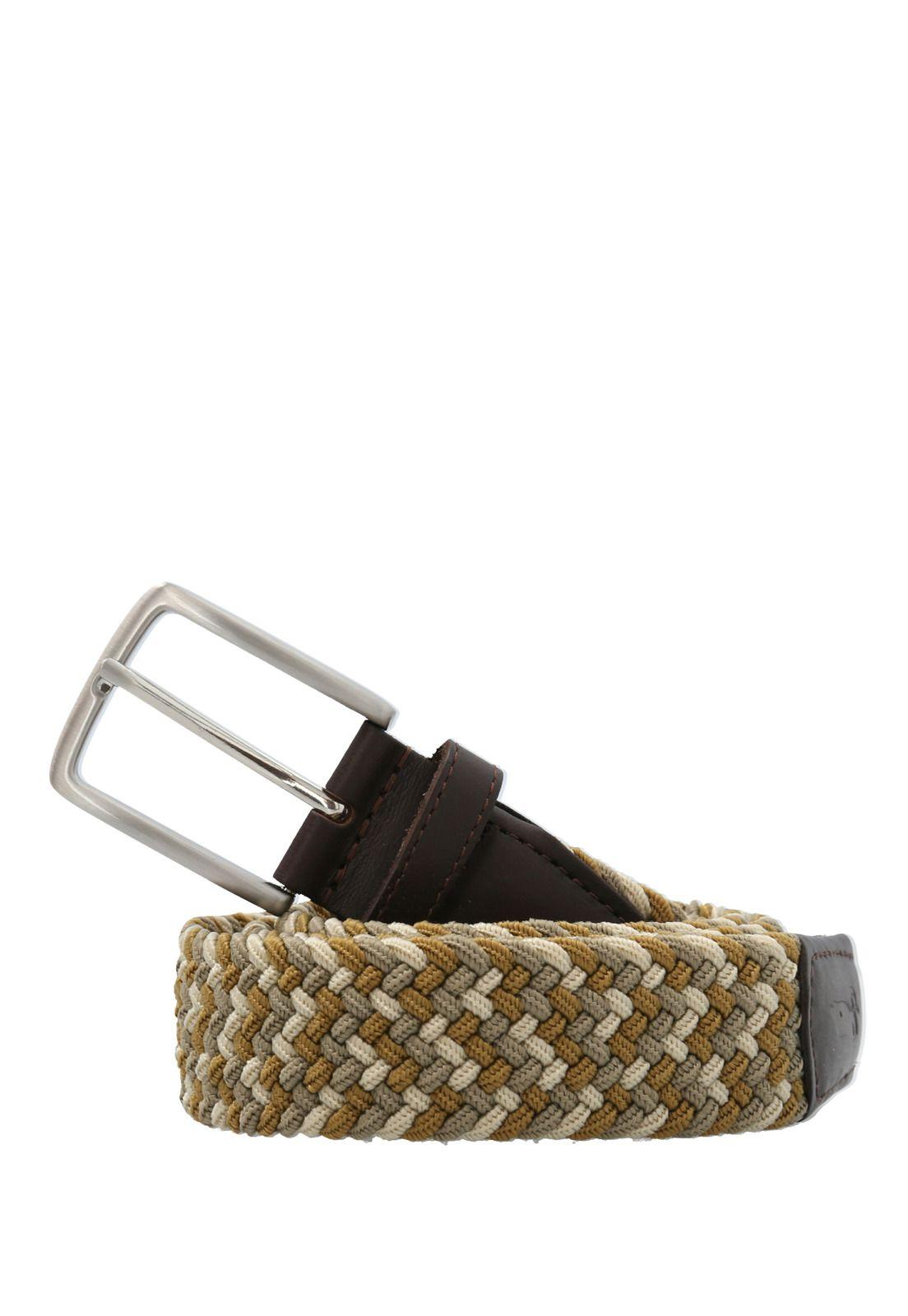 Cinturon Café Rf Thompson Hombre-0