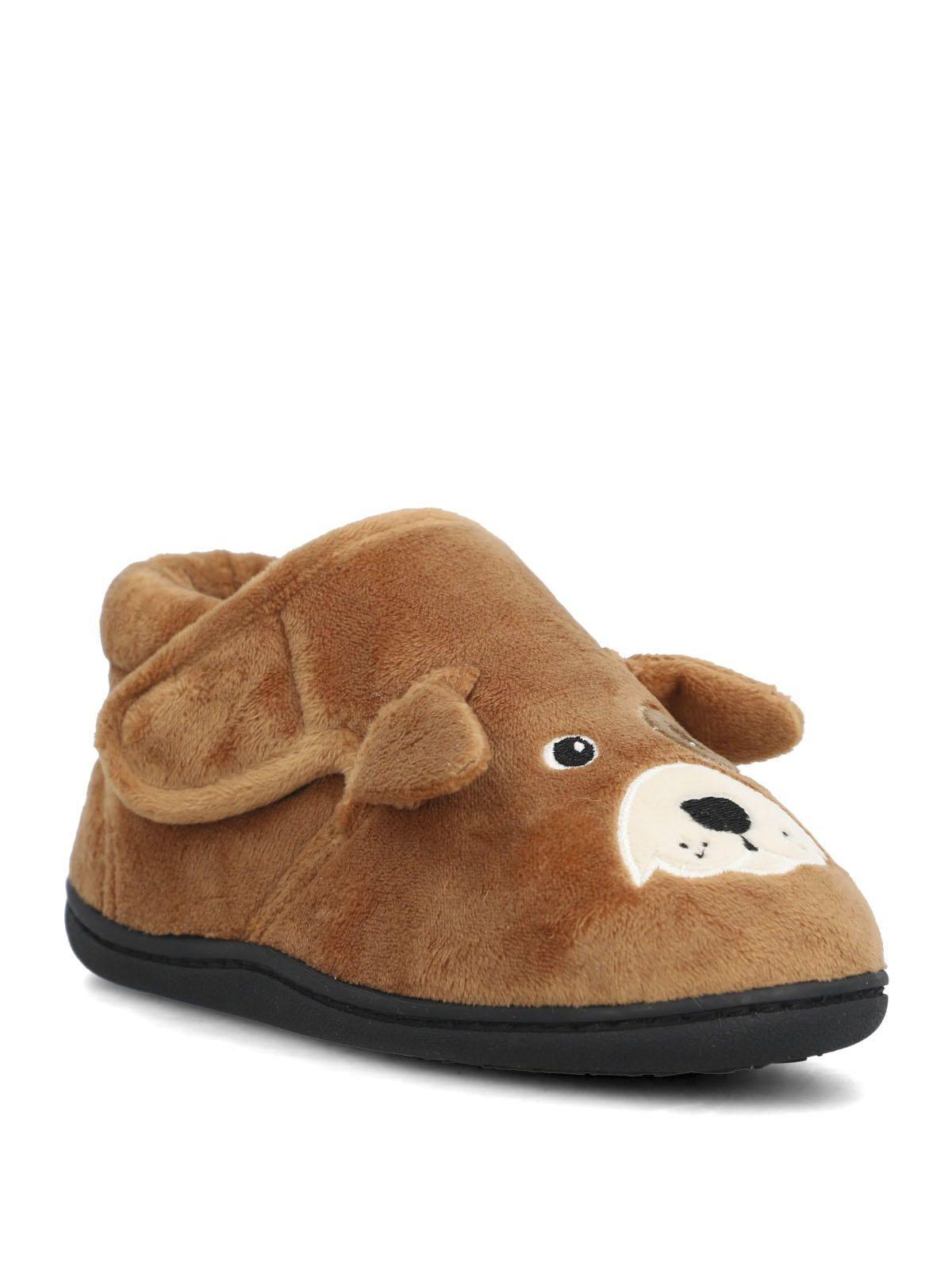 Pantufla Niño Hpk Slipper Dog Chocolate-1