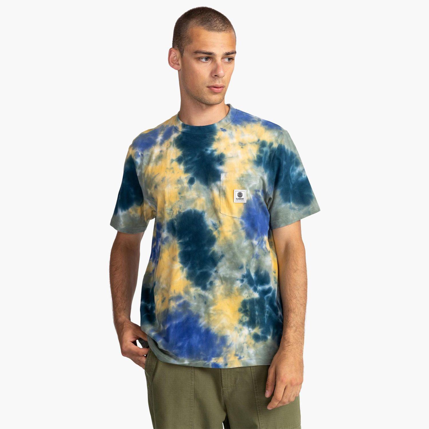 Polera M/C Hombre Basic Pocket Multicolor-0